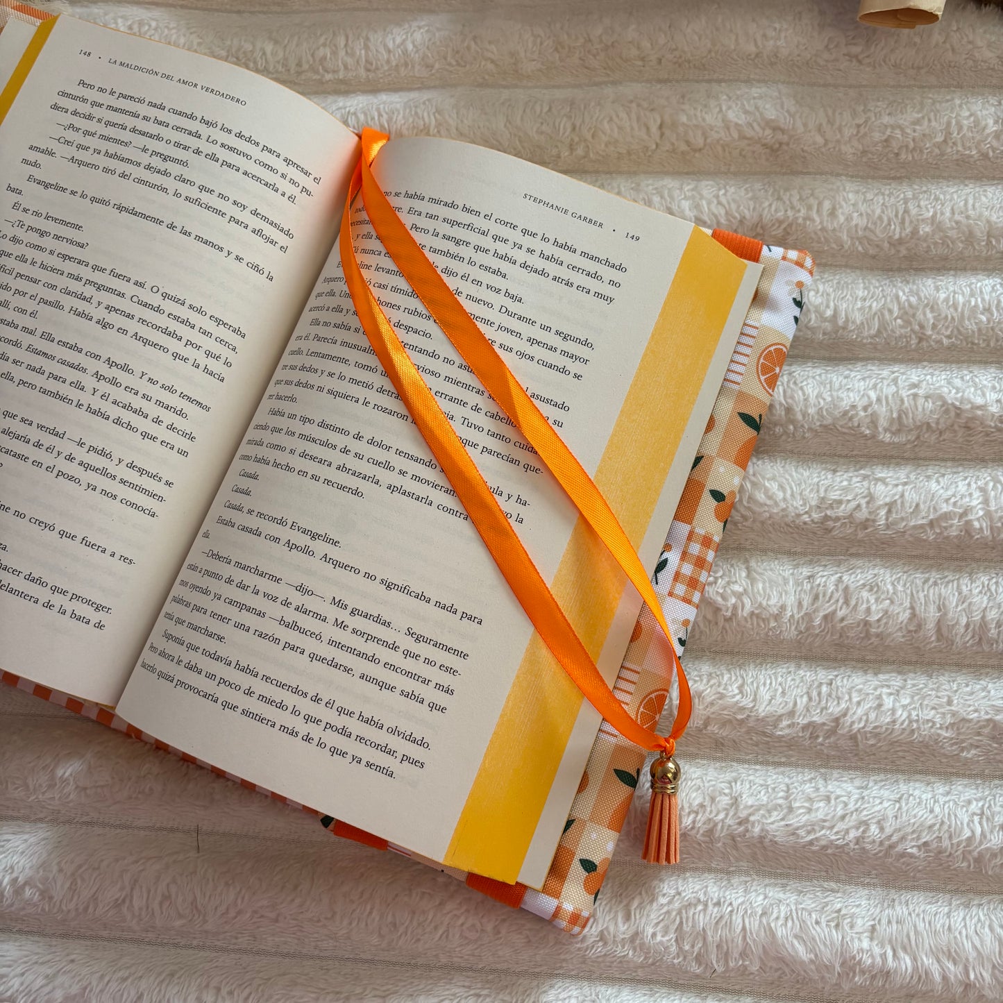 Funda ajustable naranjada impermeable