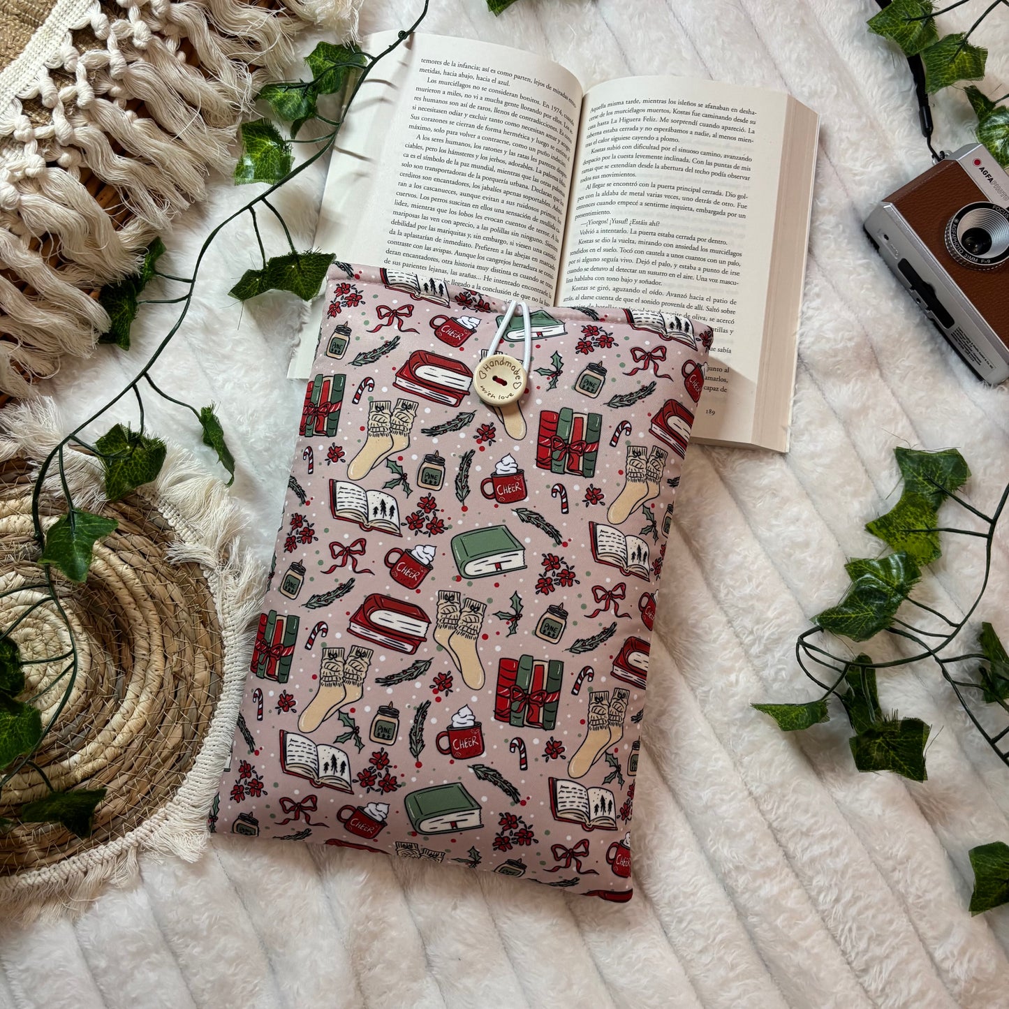Funda literaria hello winter and Christmas outlet
