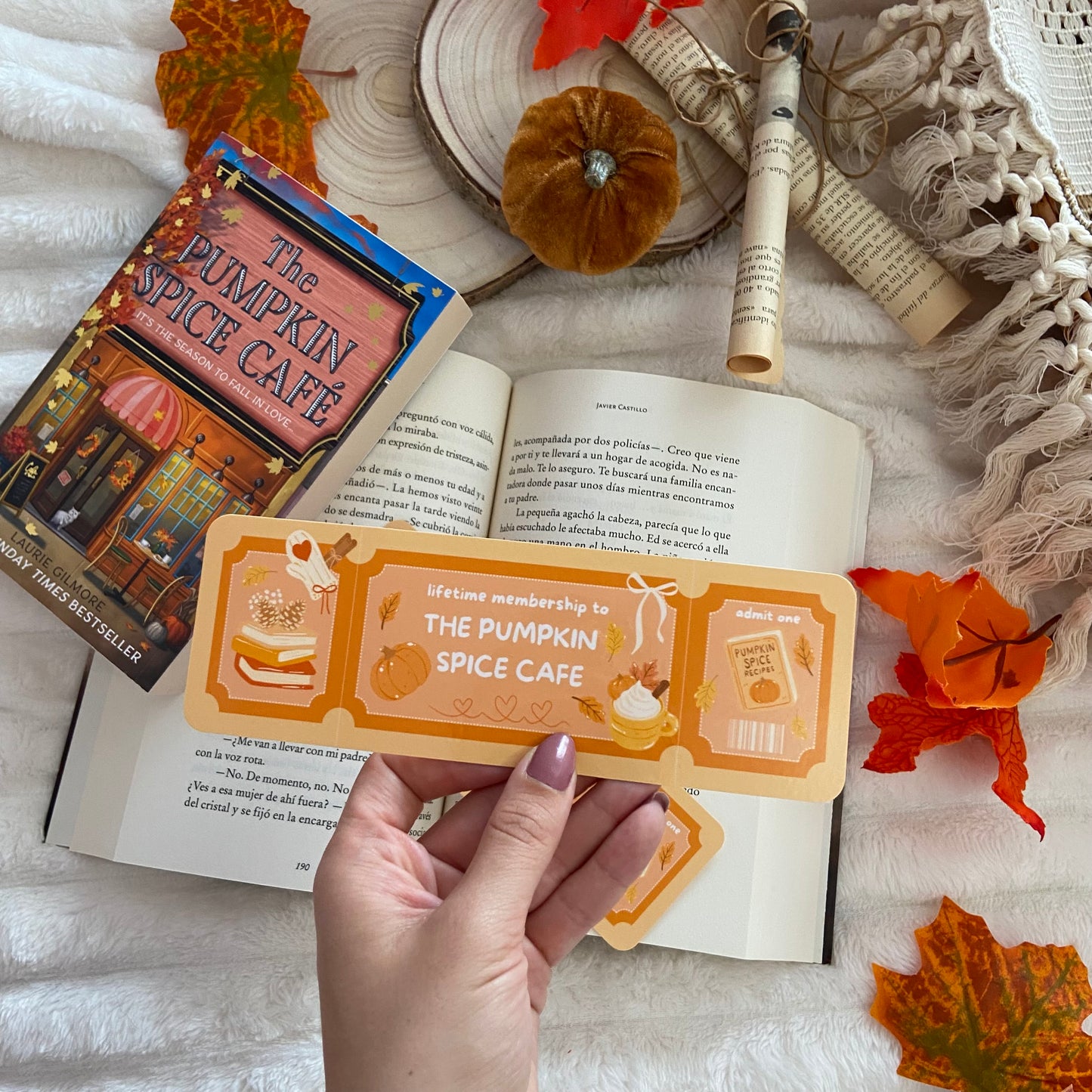 Marcapáginas The pumpkin spice cafe