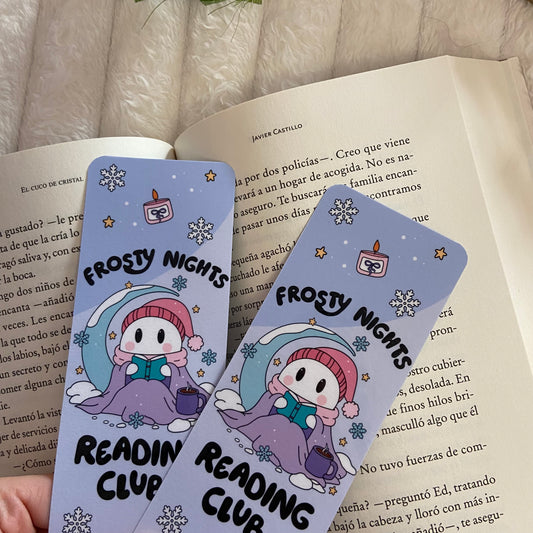 Marcapáginas Frosty nights reading club