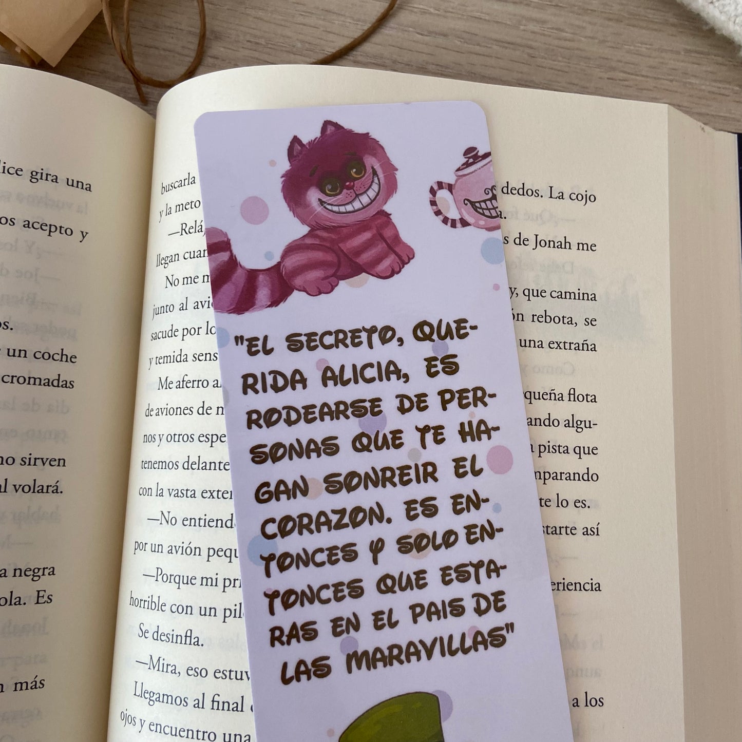 Marcapáginas El sombrerero