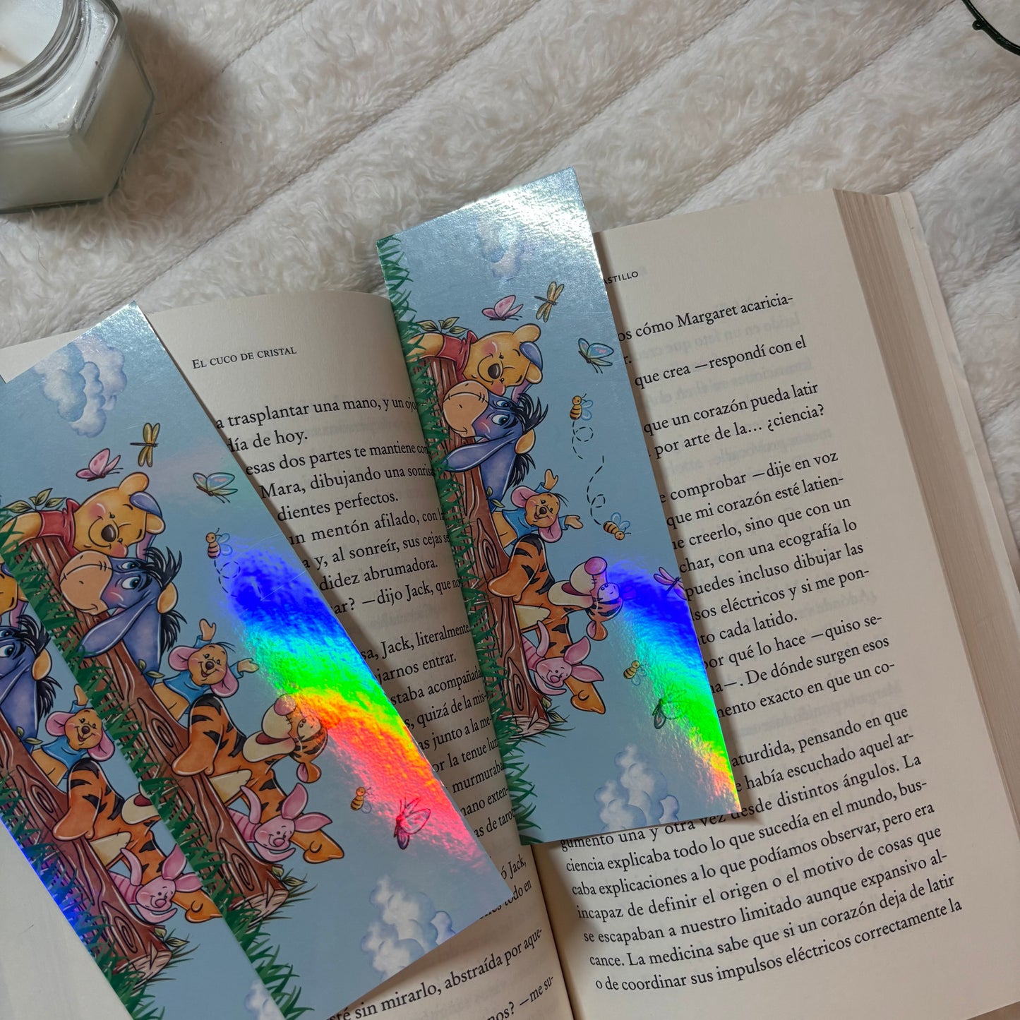 Marcapáginas Winnie the Pooh holográfico