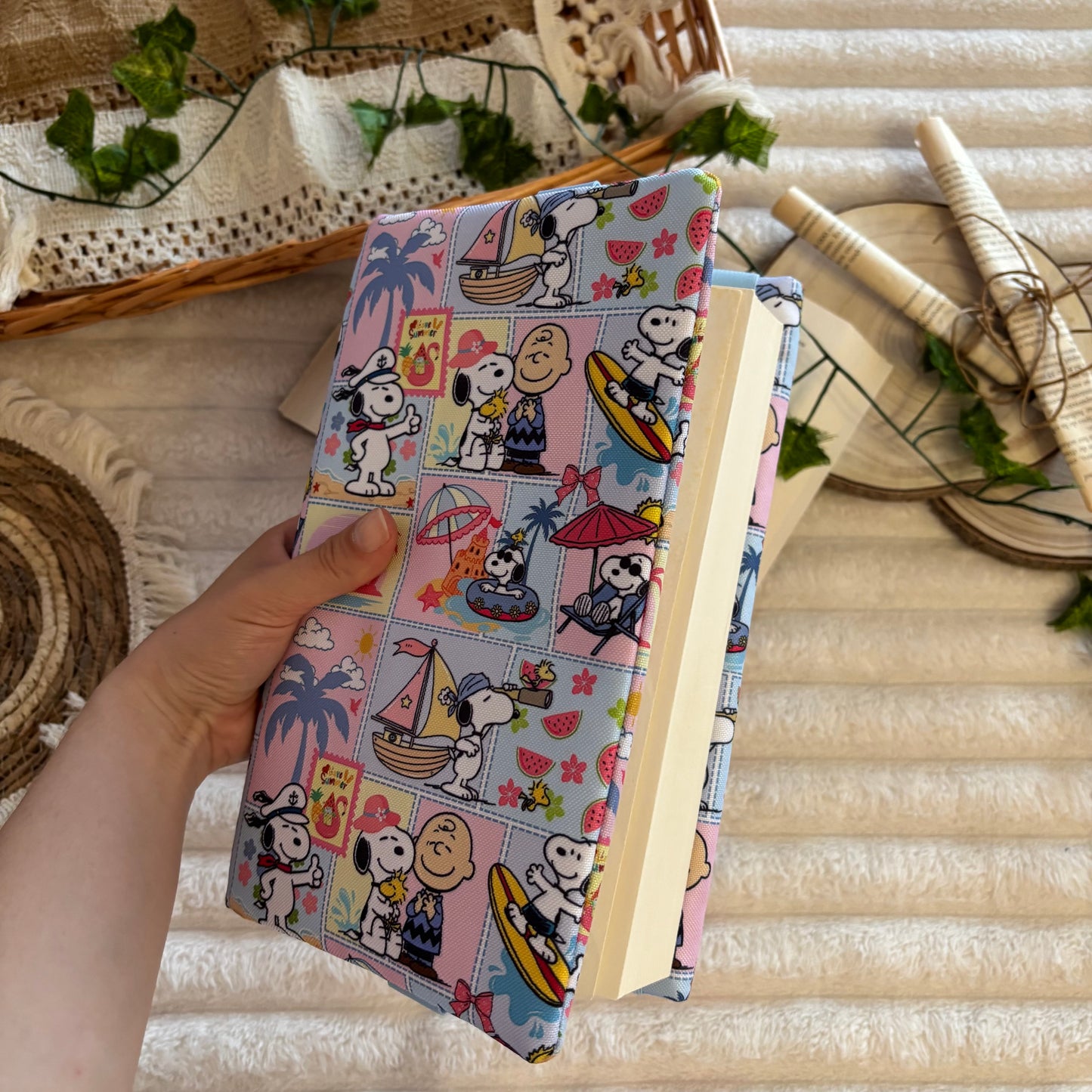 Funda ajustable Snoopy en verano impermeable