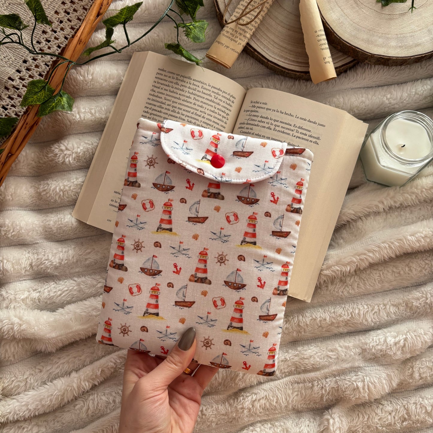 Funda para ebook faros