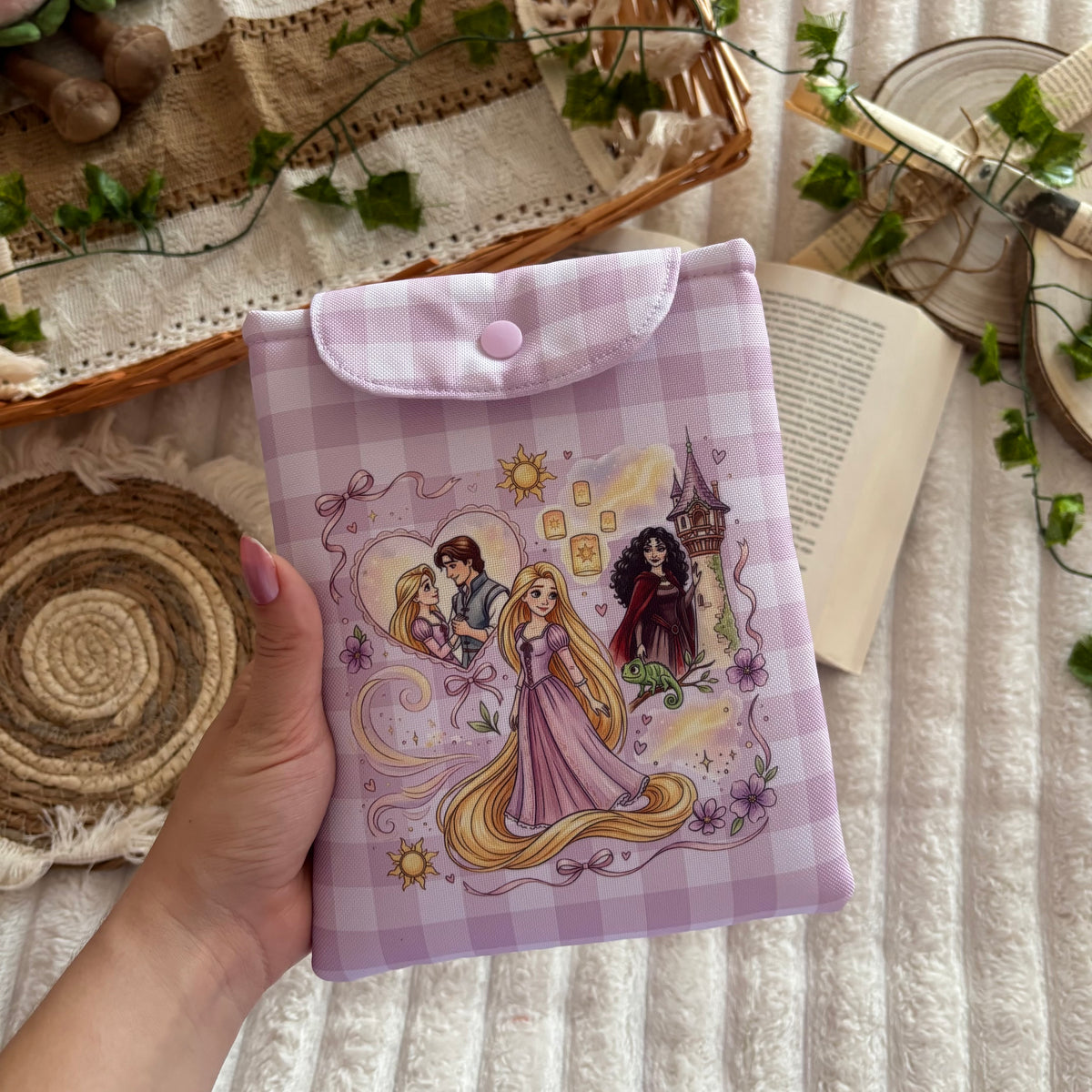 Funda kindle/kobo érase una vez Rapunzel impermeable