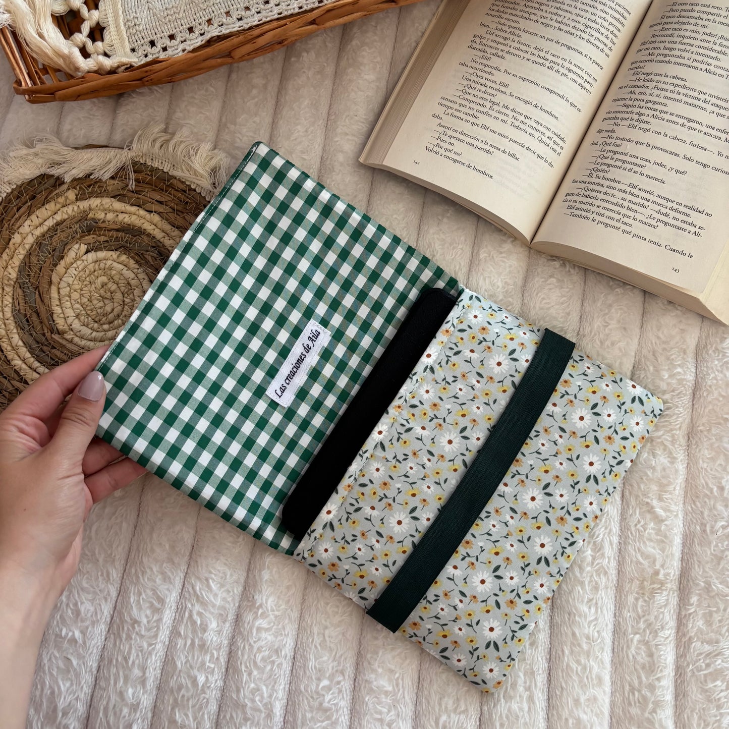 Funda de solapas para ebook tus margaritas