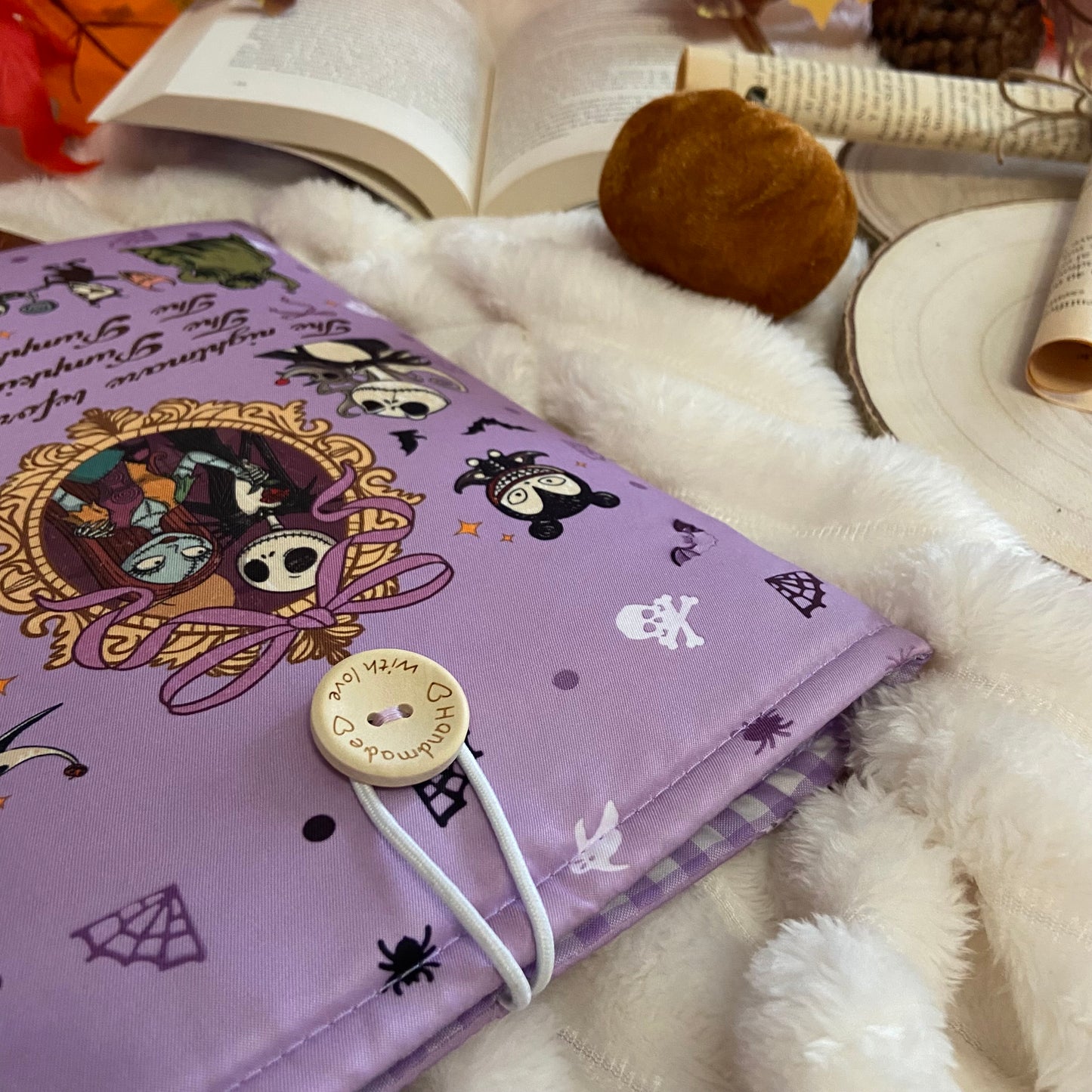 Funda literaria The purple nightmare before Christmas
