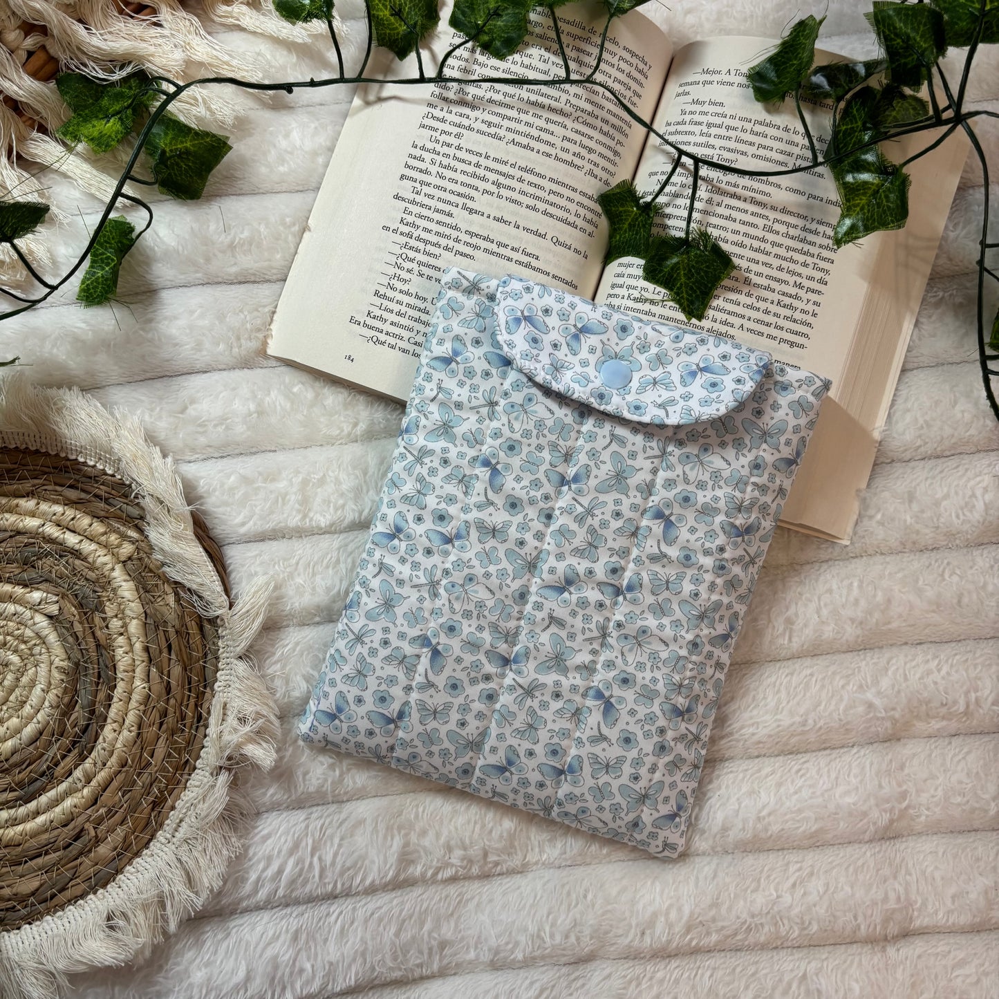 Funda kindle/kobo libra colour blue happiness