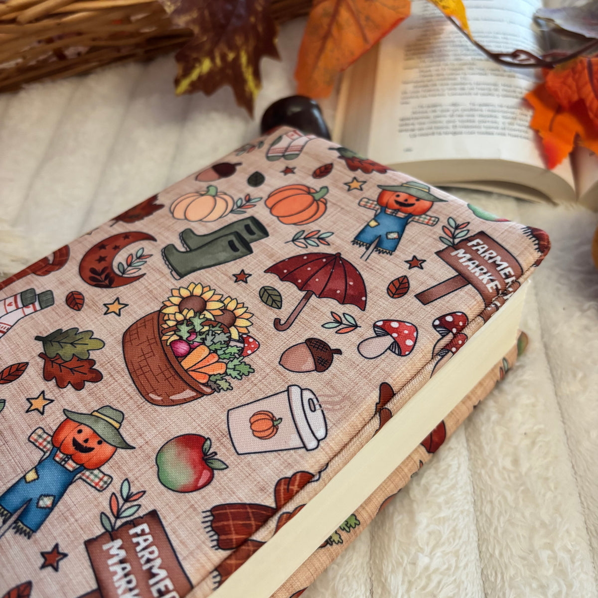 Funda ajustable farmer market in Autumn