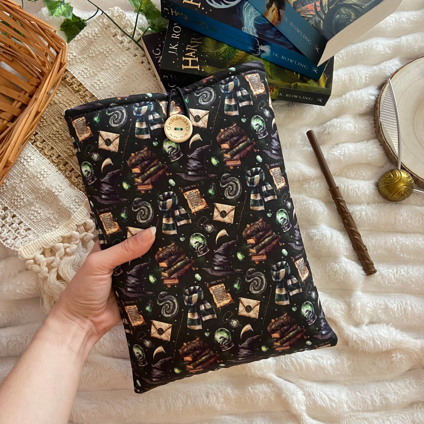 Funda literaria Slytherin