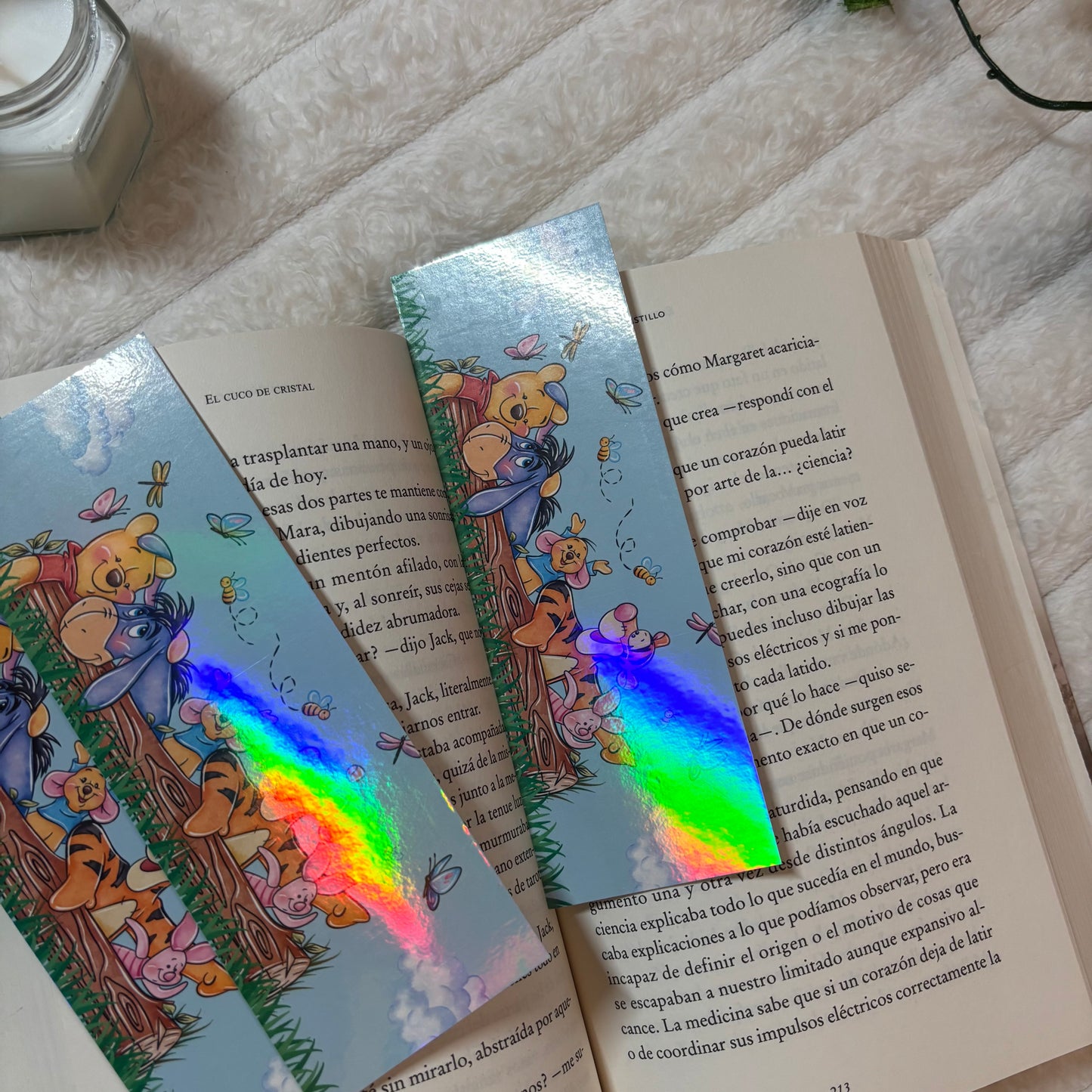 Marcapáginas Winnie the Pooh holográfico