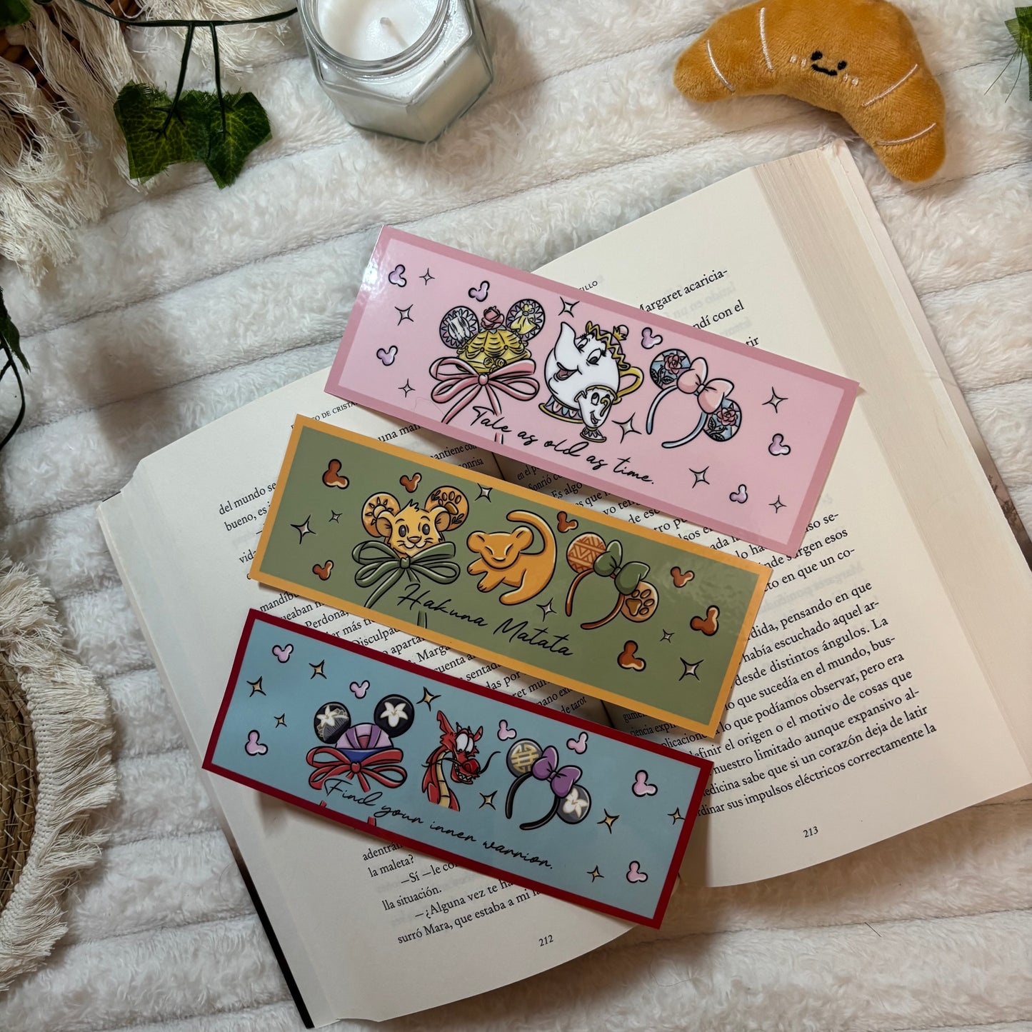 Pack 3 marcapáginas Disney