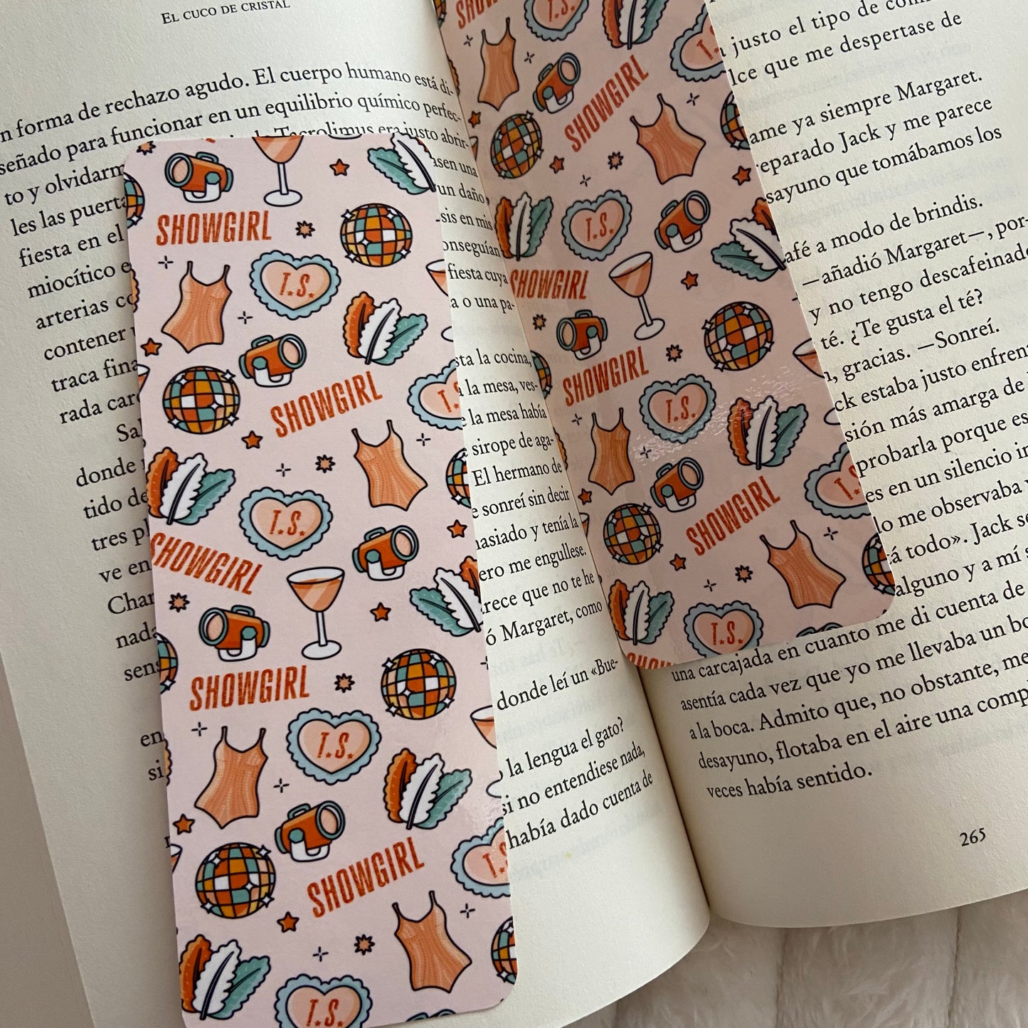 Marcapáginas Taylor Swift The life of a showgirl