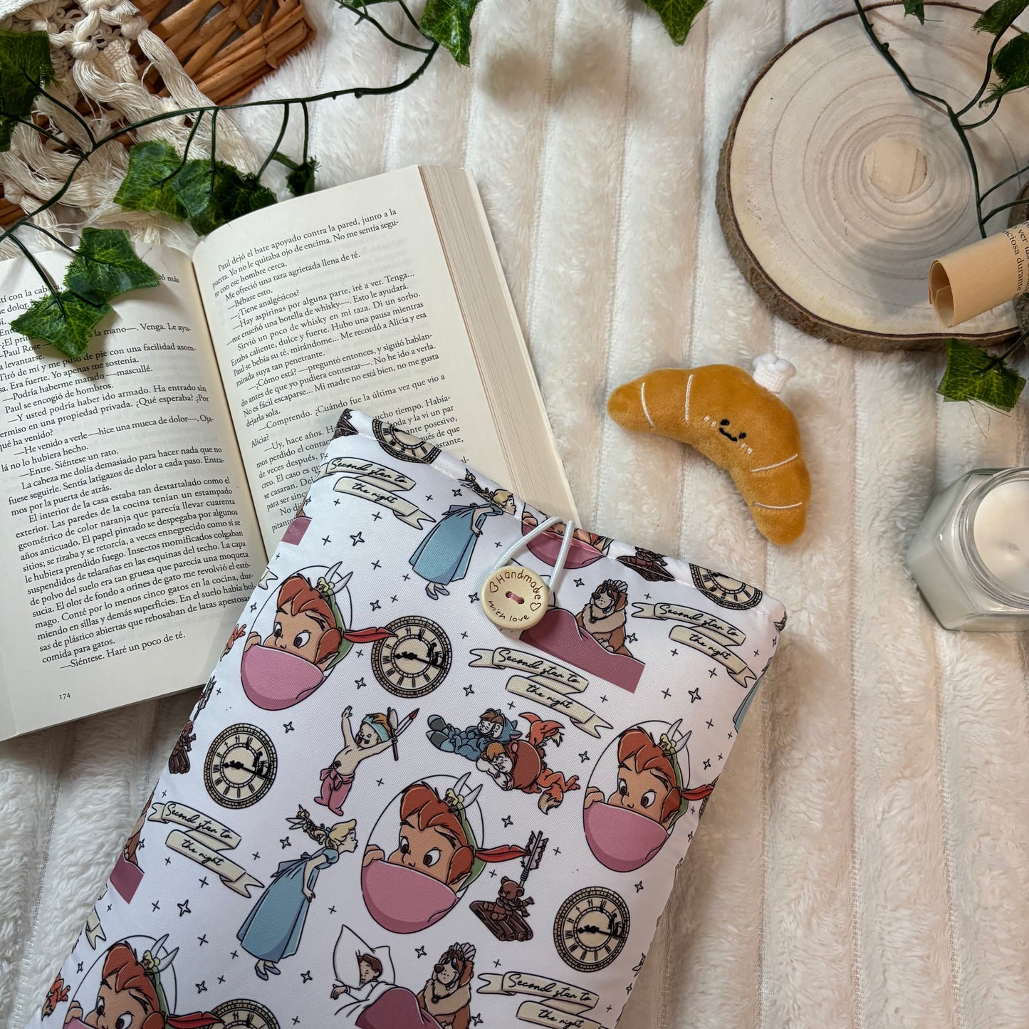 Funda literaria niños perdidos Peter Pan