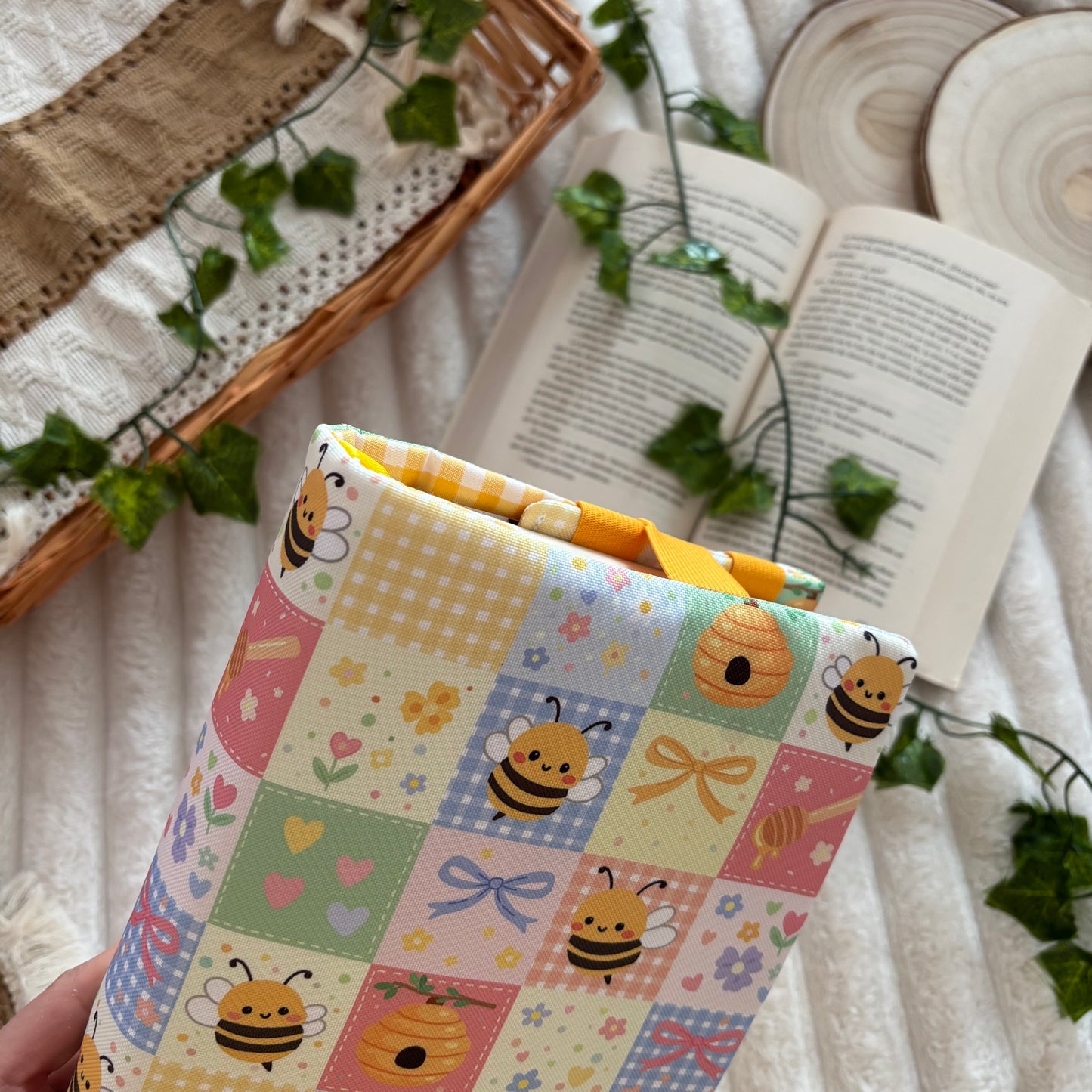 Funda ajustable abejitas impermeable