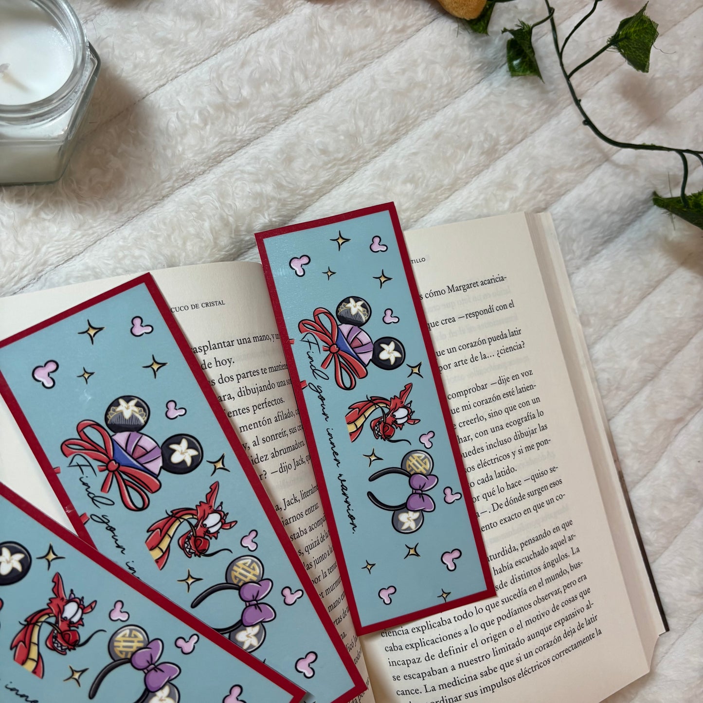 Marcapáginas Mulán Find your inner warrior