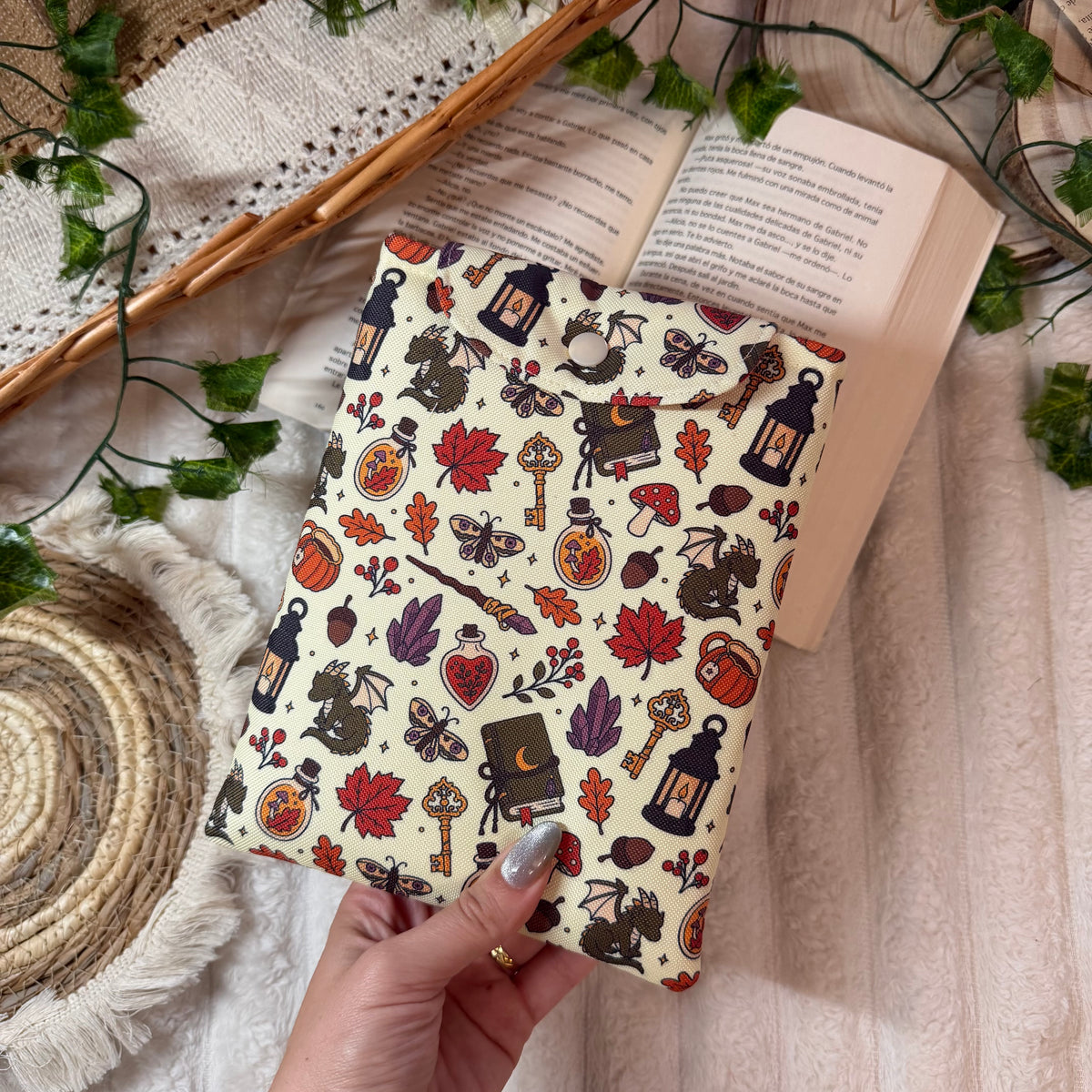Funda kindle/kobo libra colour fantasía impermeable