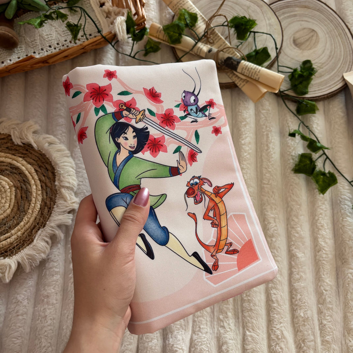 Funda ajustable Mulán impermeable