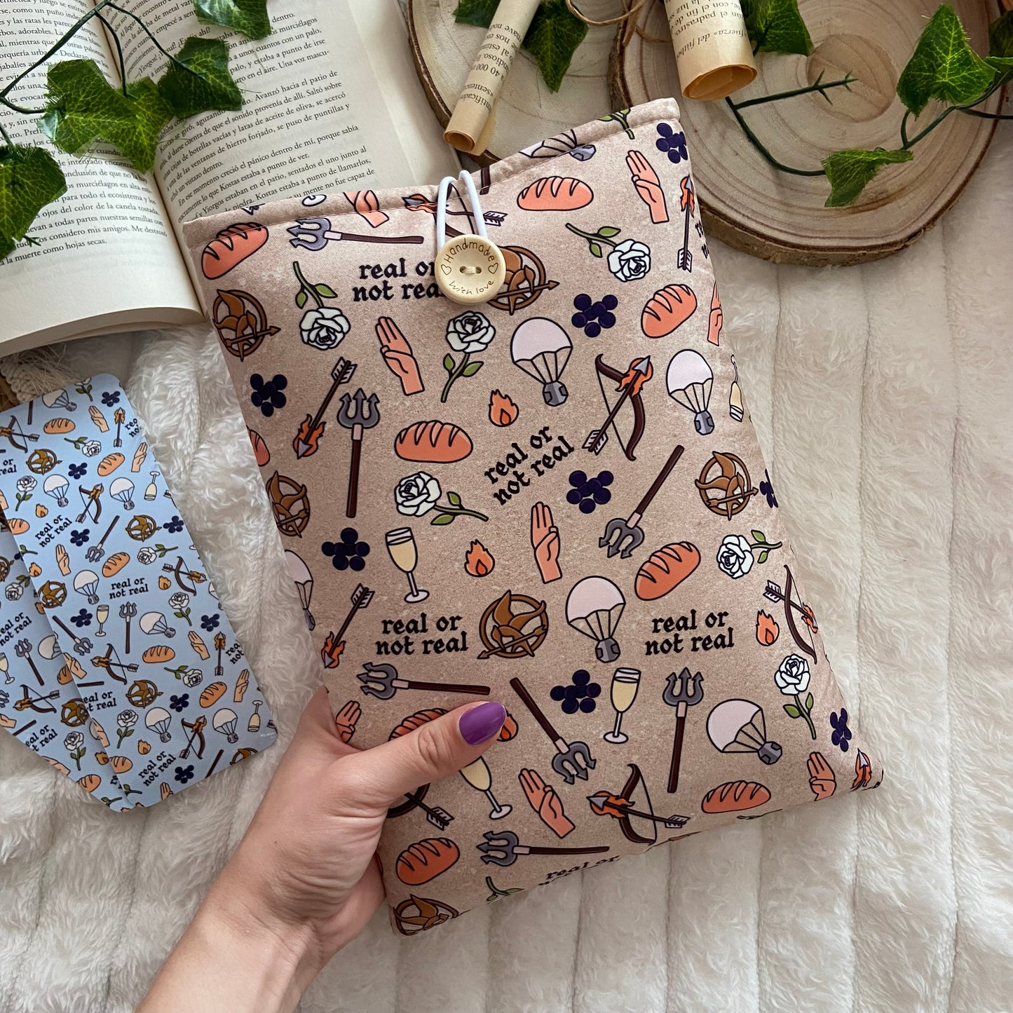 Funda literaria Los juegos del hambre