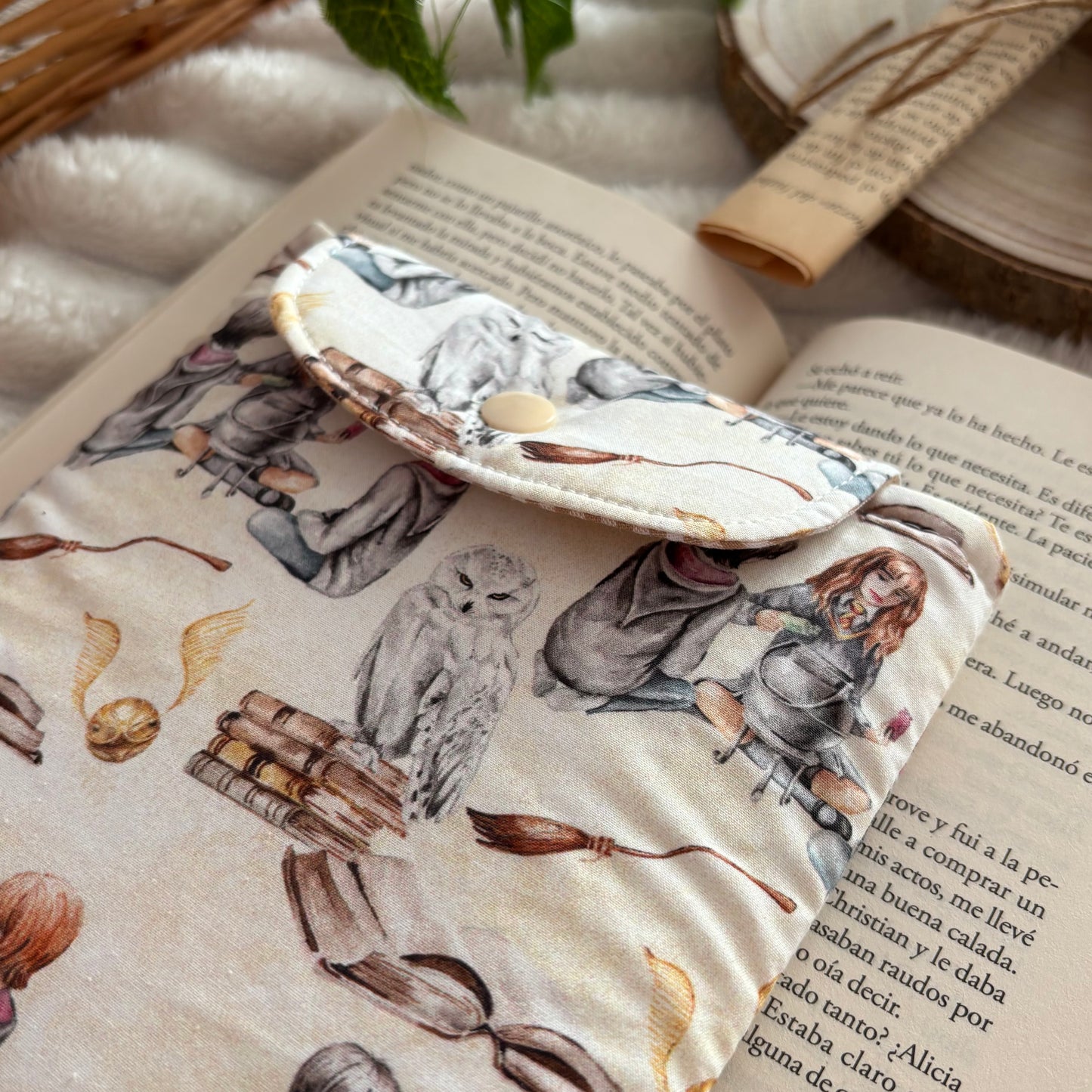 Funda para ebook Harry Ron y Hermione