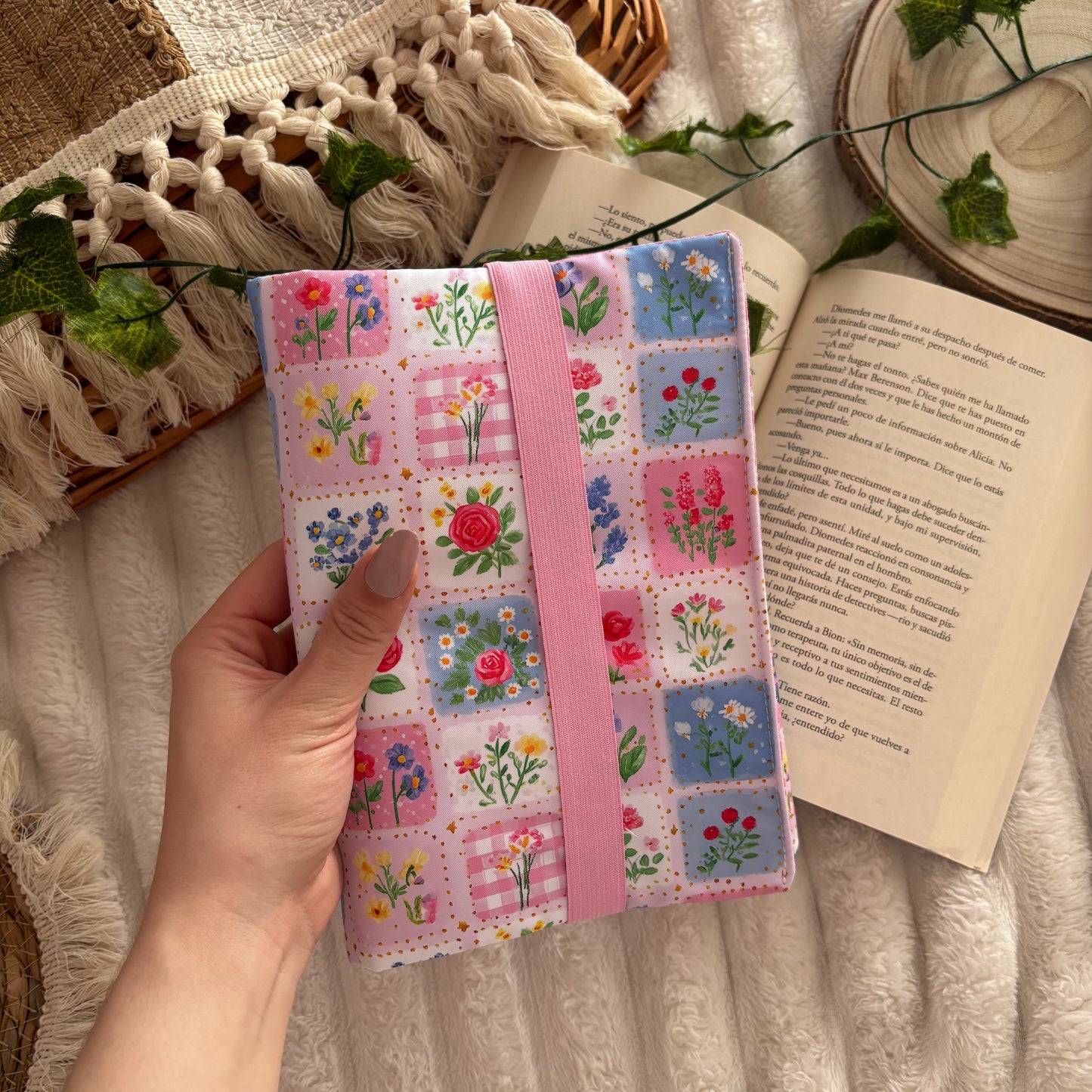 Funda de solapas para ebook esencia primaveral