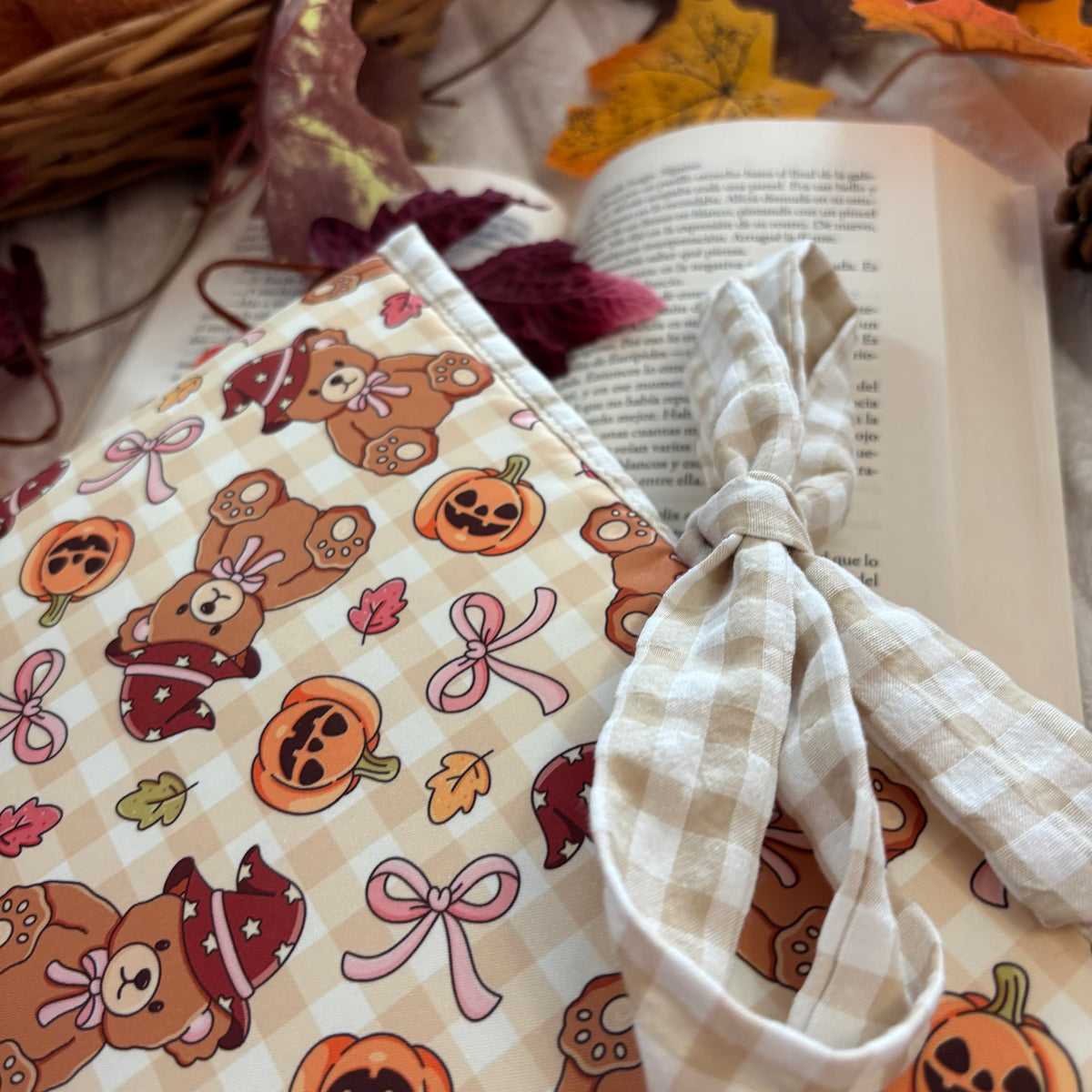 Funda literaria ositos spooky