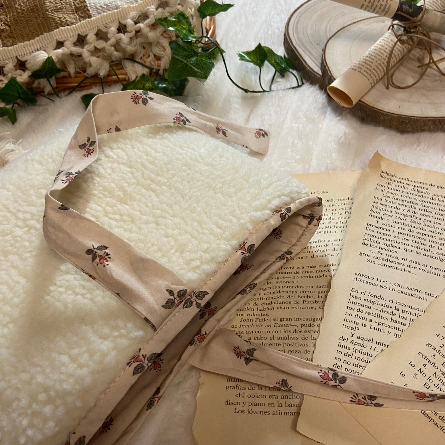 Funda literaria borreguito