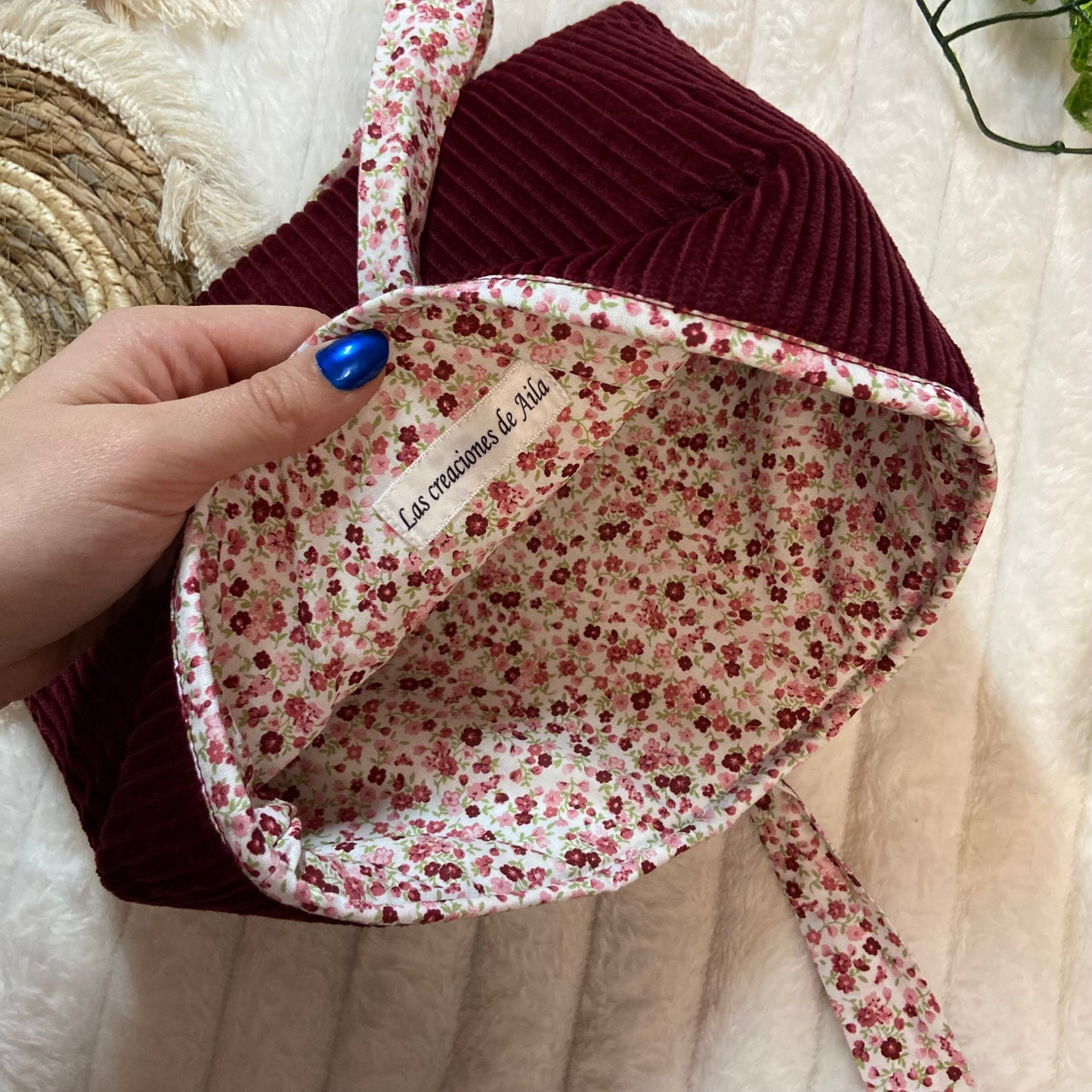 Funda literaria Venecia de pana