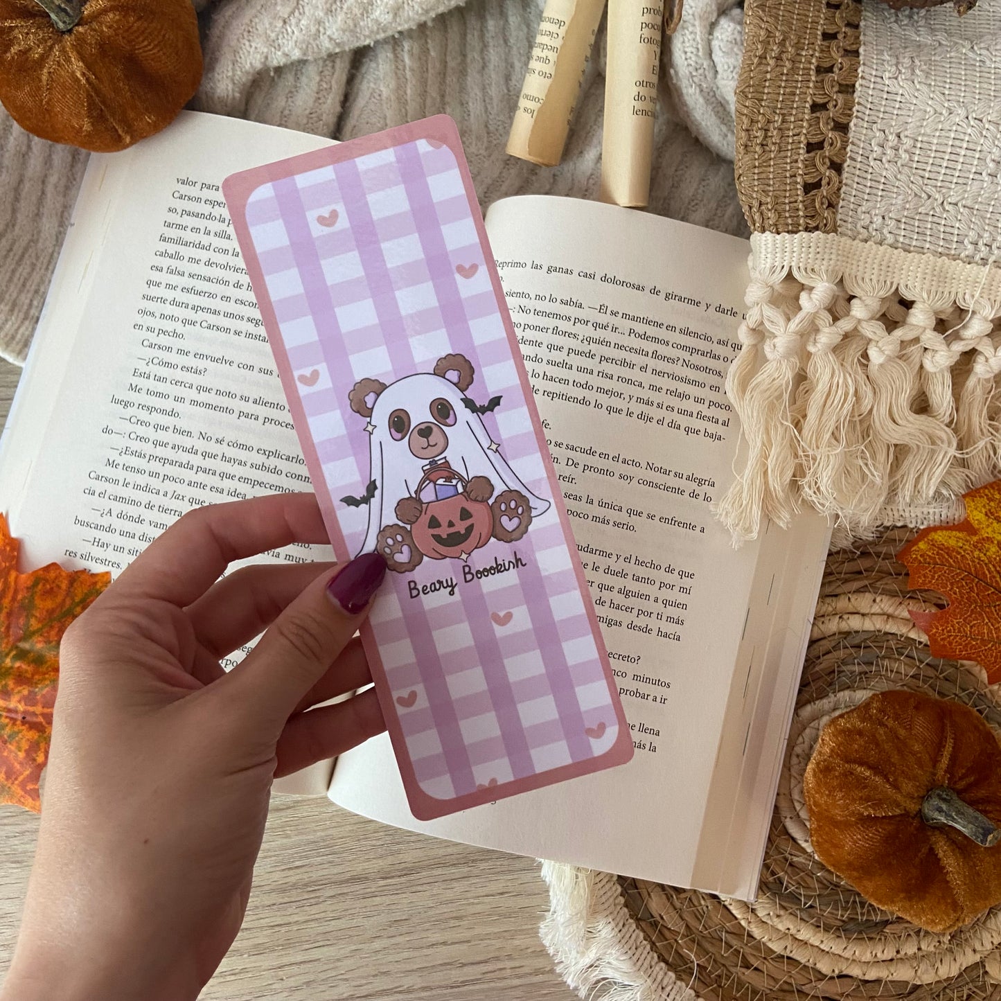 Marcapáginas Beary bookish