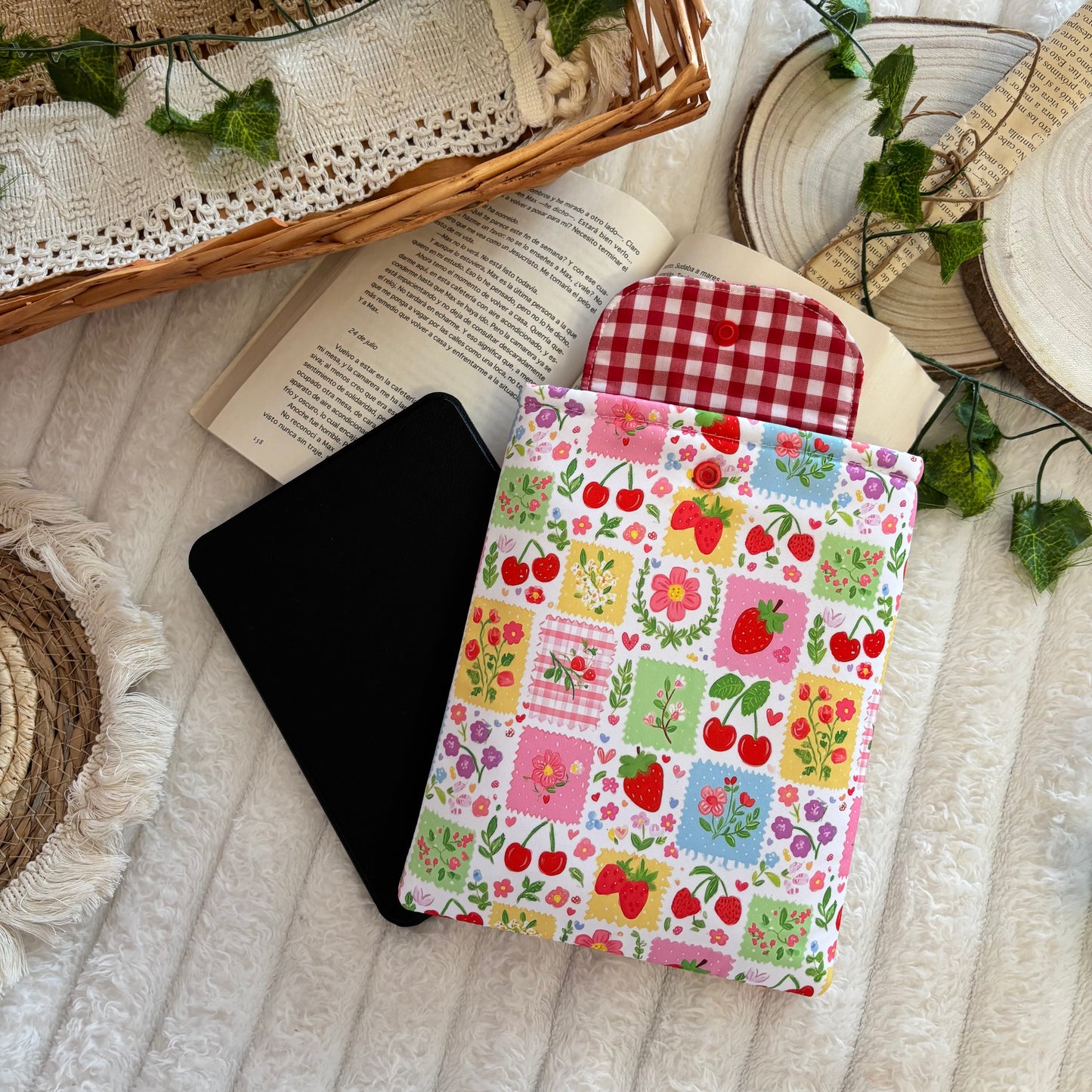 Funda kindle/kobo libra colour mix primaveral