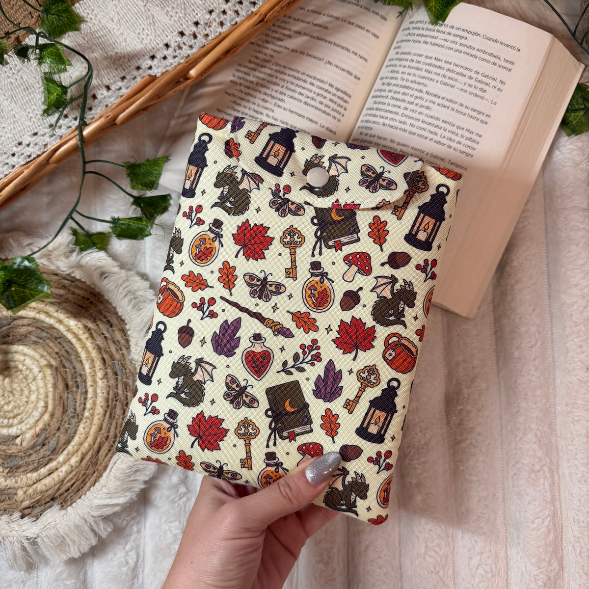 Funda kindle/kobo libra colour fantasía impermeable