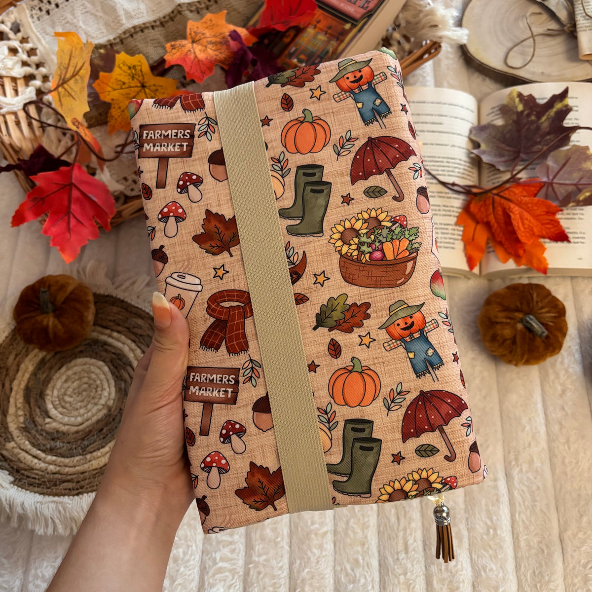 Funda ajustable farmer market in Autumn