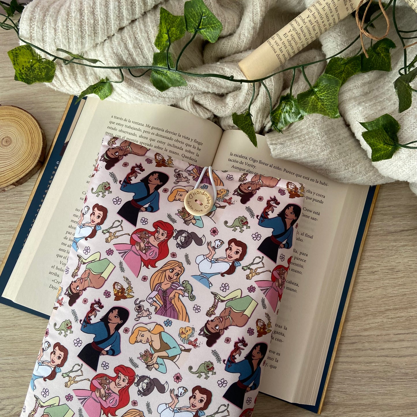 Funda literaria princesas Disney