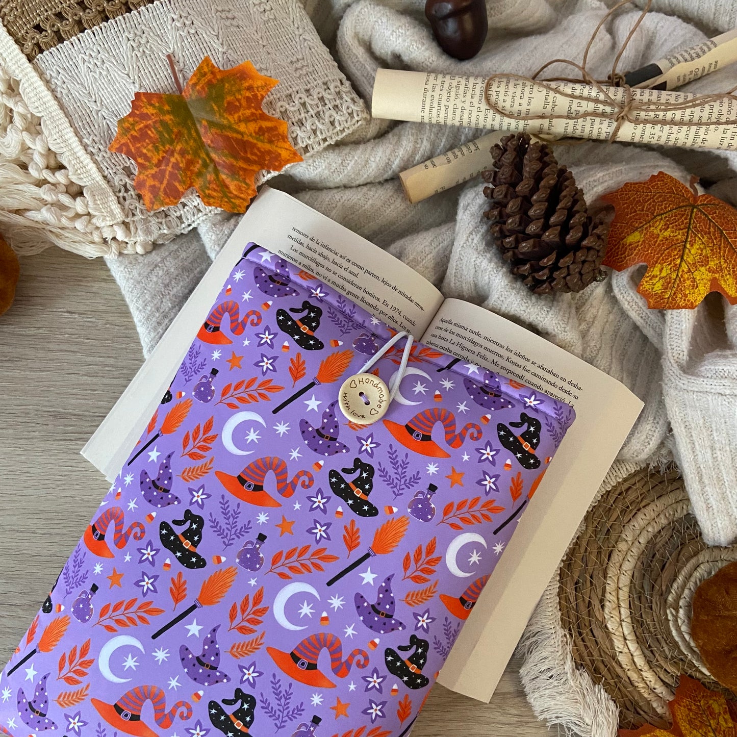 Funda literaria Witches