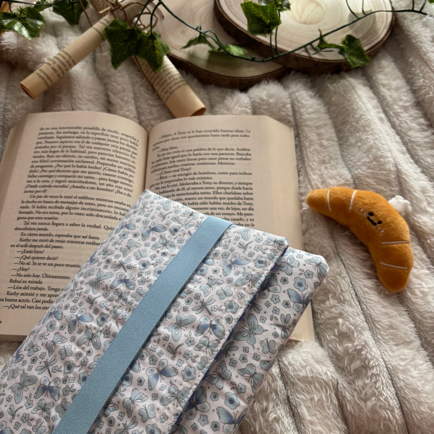 Funda de solapas para ebook blue happiness