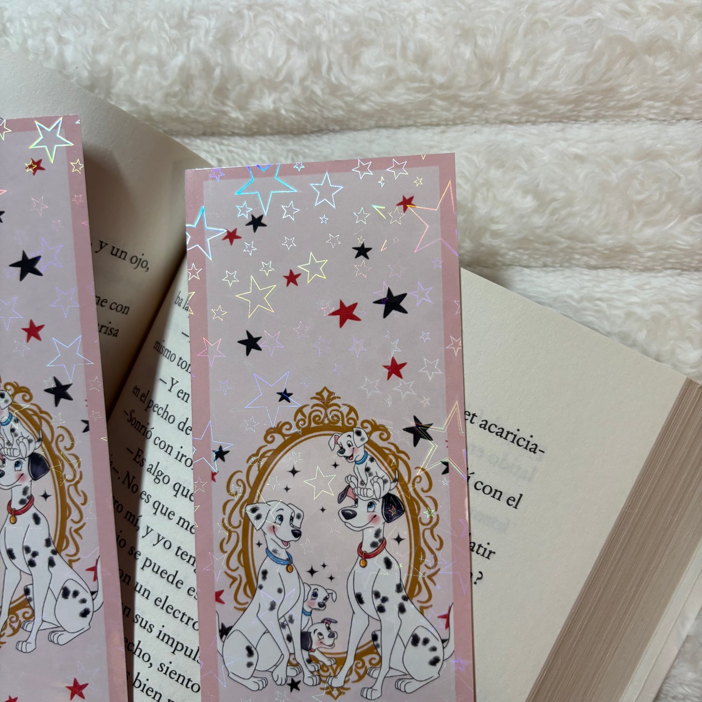 Marcapáginas 101 Dálmatas holográfico