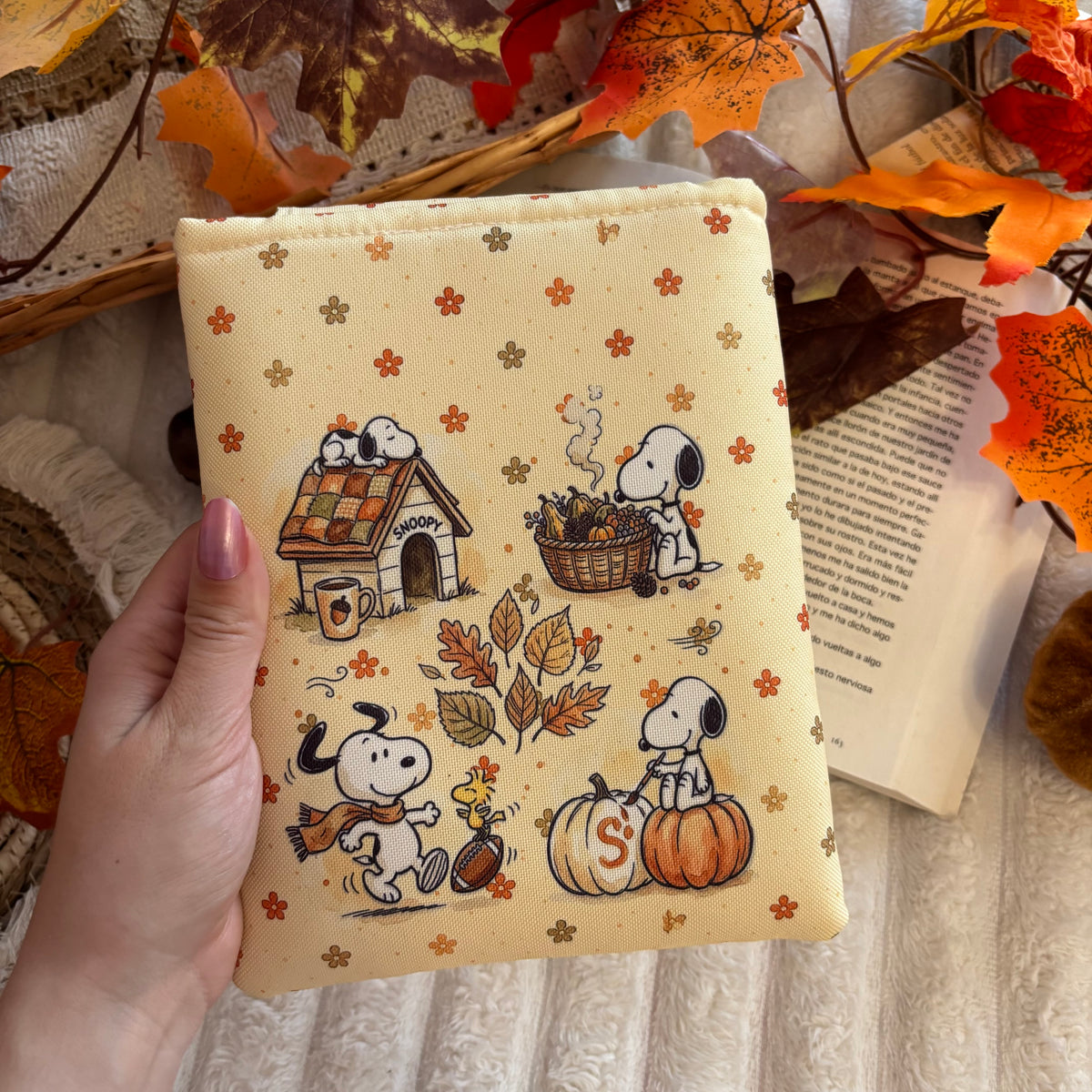 Funda kindle/kobo Hello autumn Snoopy impermeable