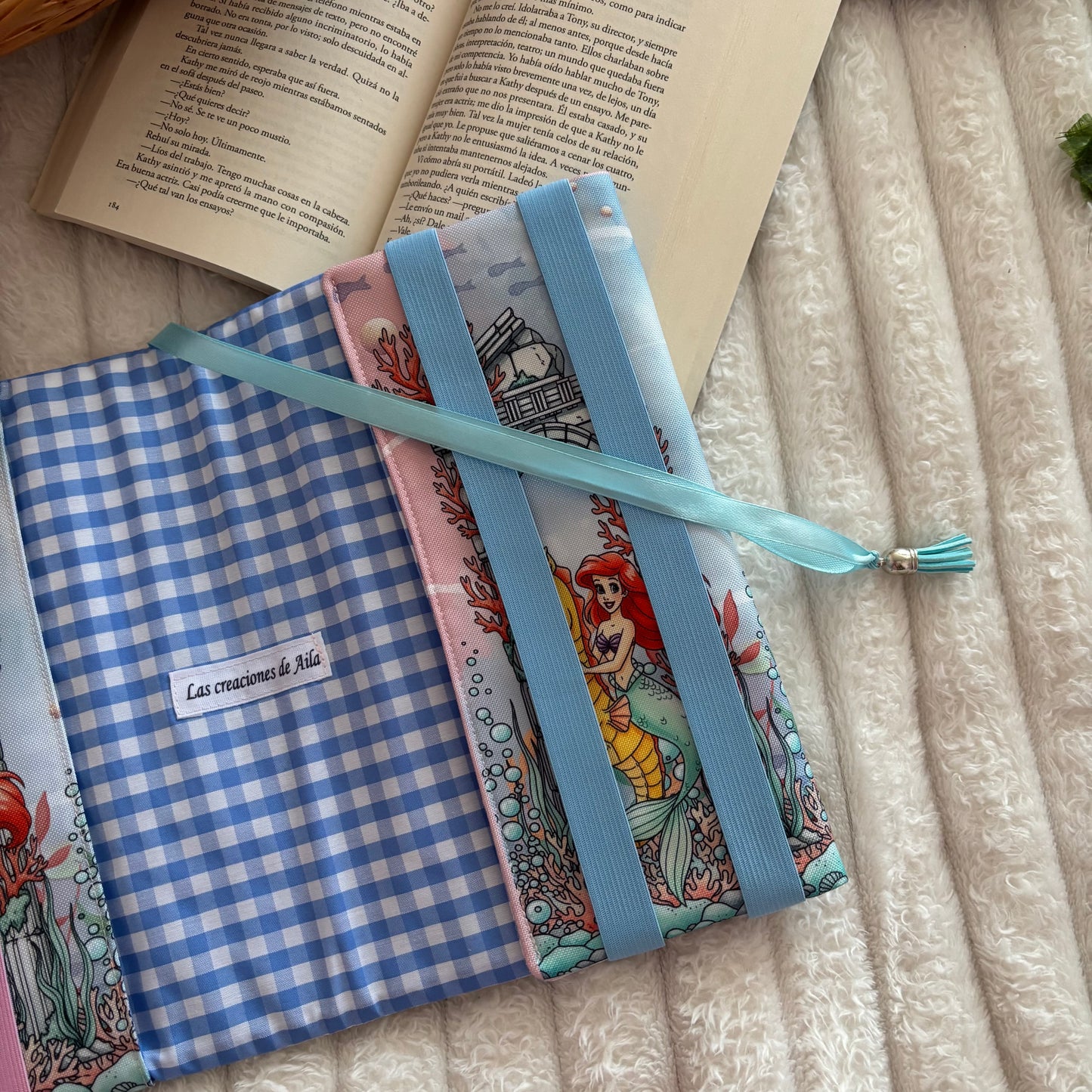 Funda ajustable La sirenita under the sea impermeable