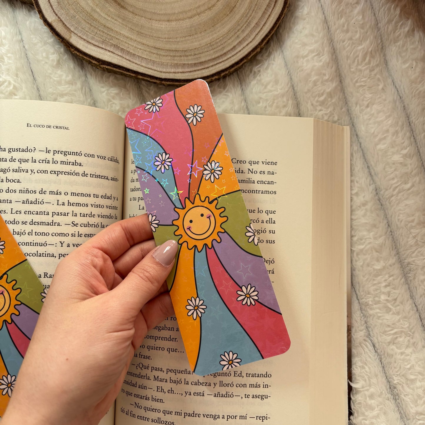 Marcapáginas el sol holográfico