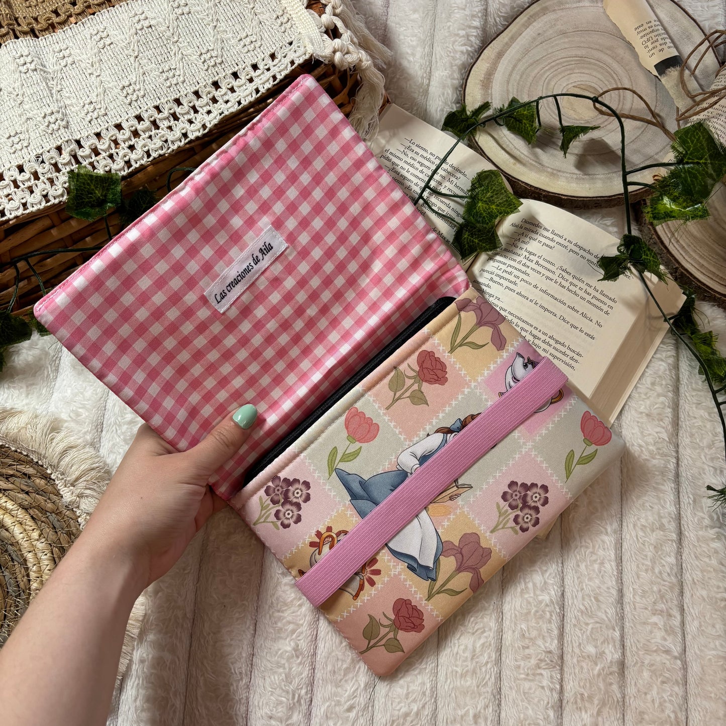 Funda de solapas para ebook Bella en primavera