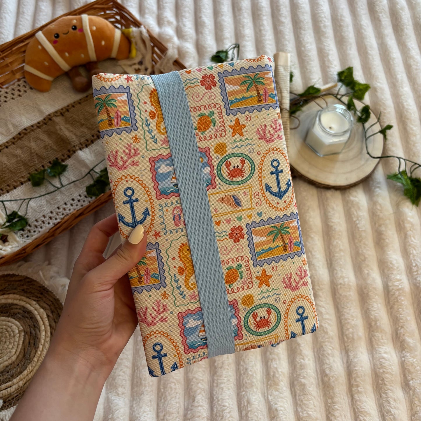Funda ajustable coralina impermeable