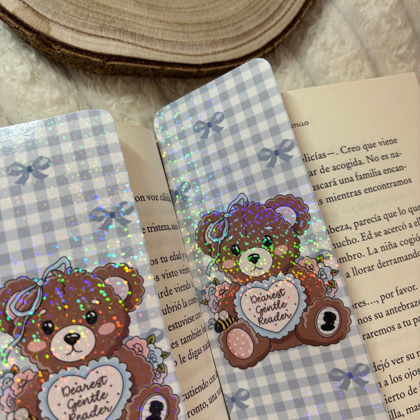 Marcapáginas Dearest gentle reader holográfico