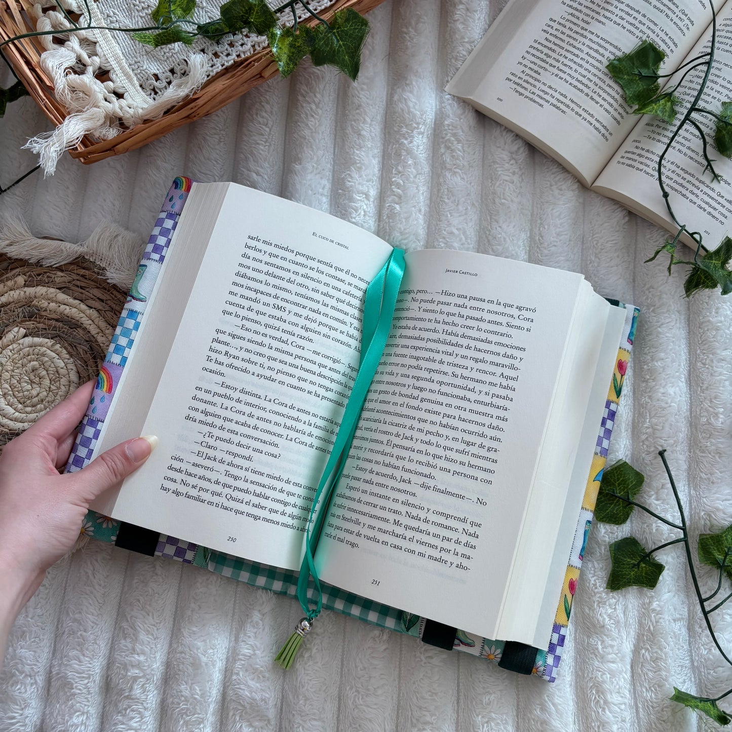 Funda ajustable corazones de Abril impermeable