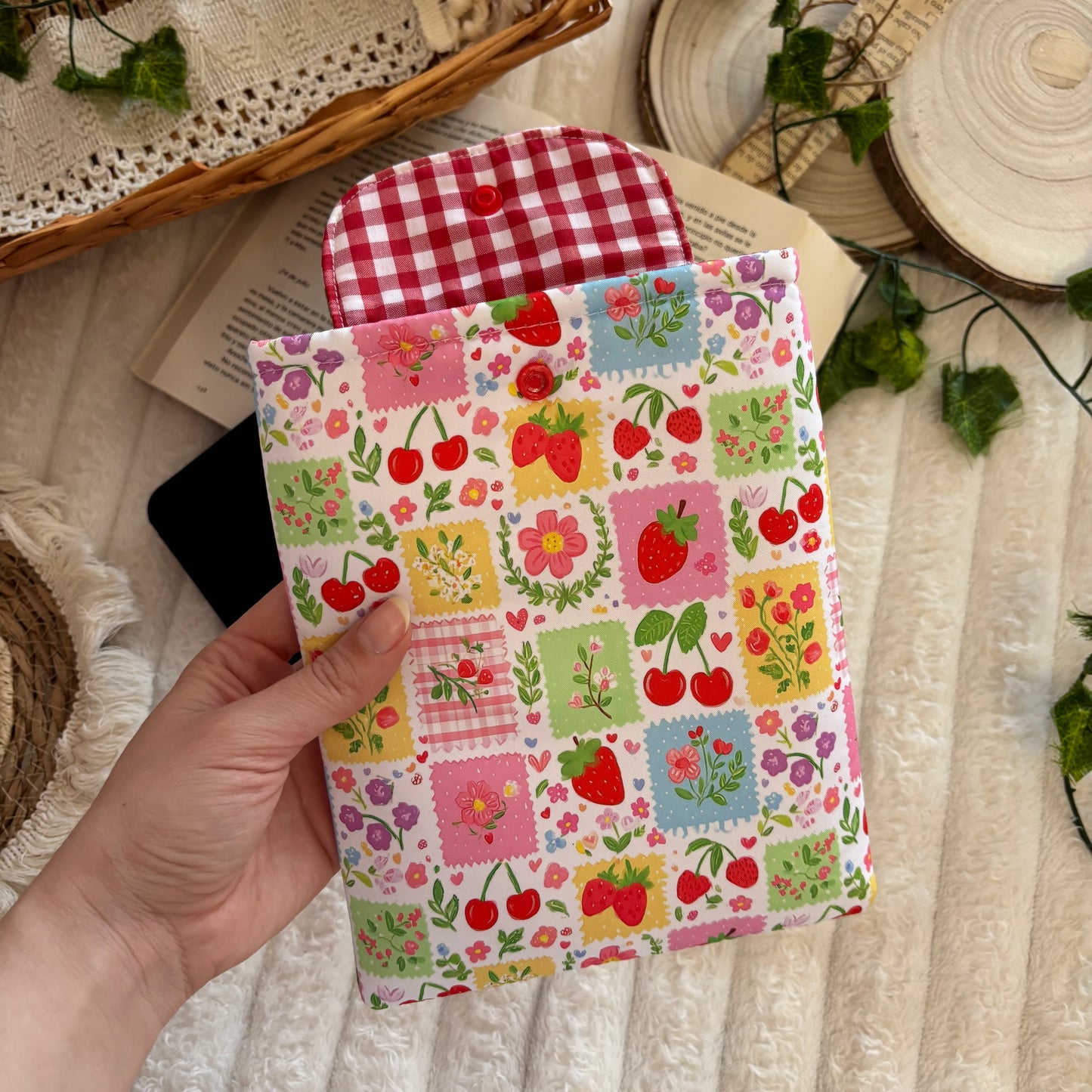 Funda kindle/kobo libra colour mix primaveral