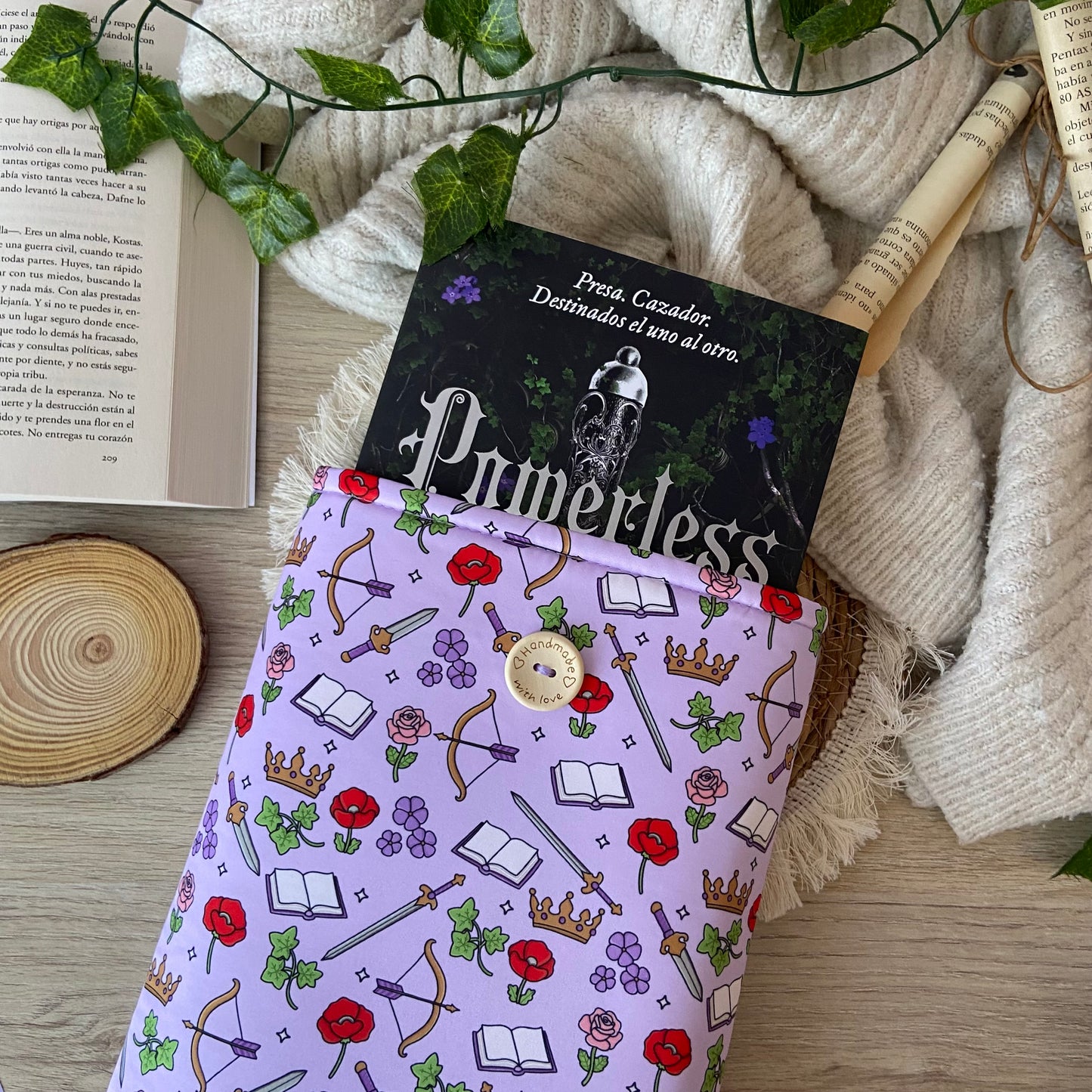 Pack funda powerless + marcapáginas + taza