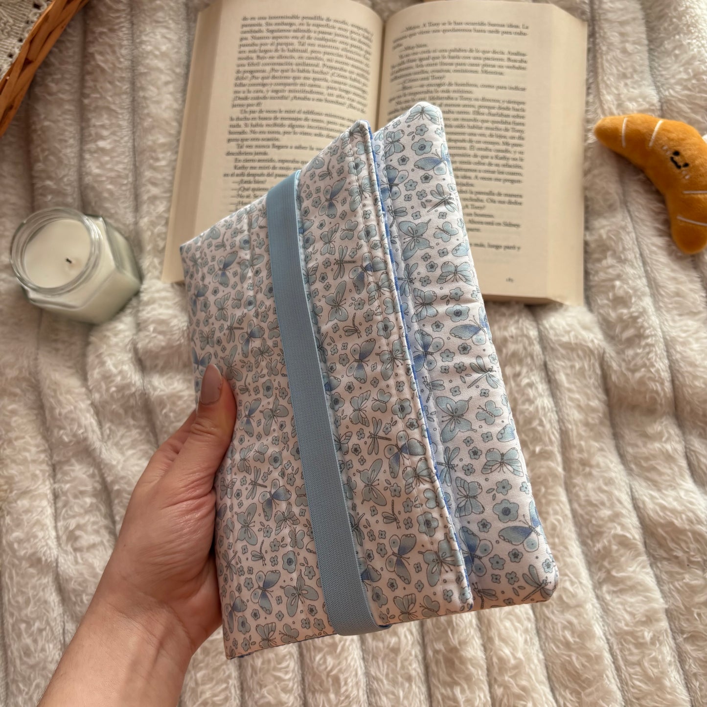Funda de solapas para ebook blue happiness