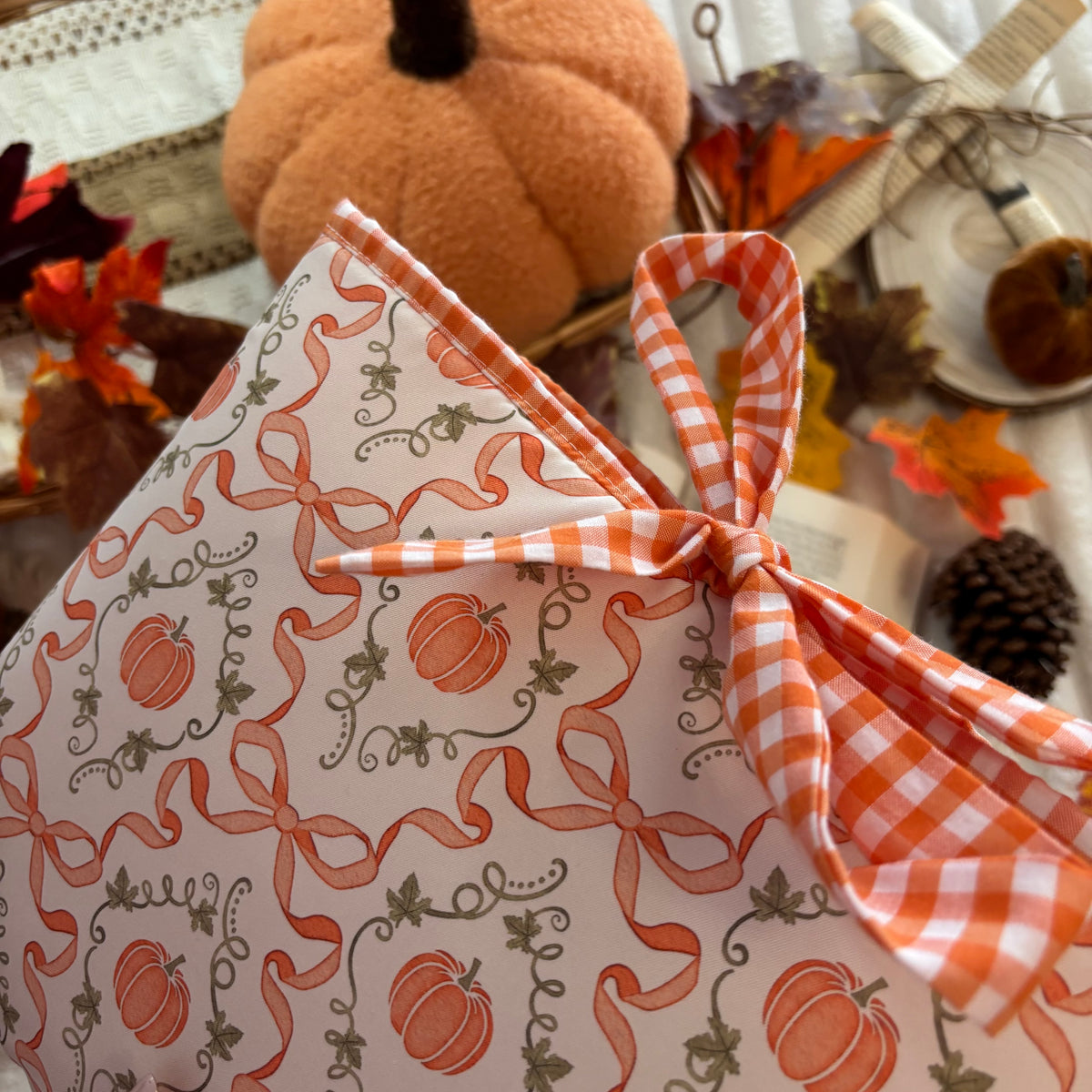 Funda literaria cute pumpkin
