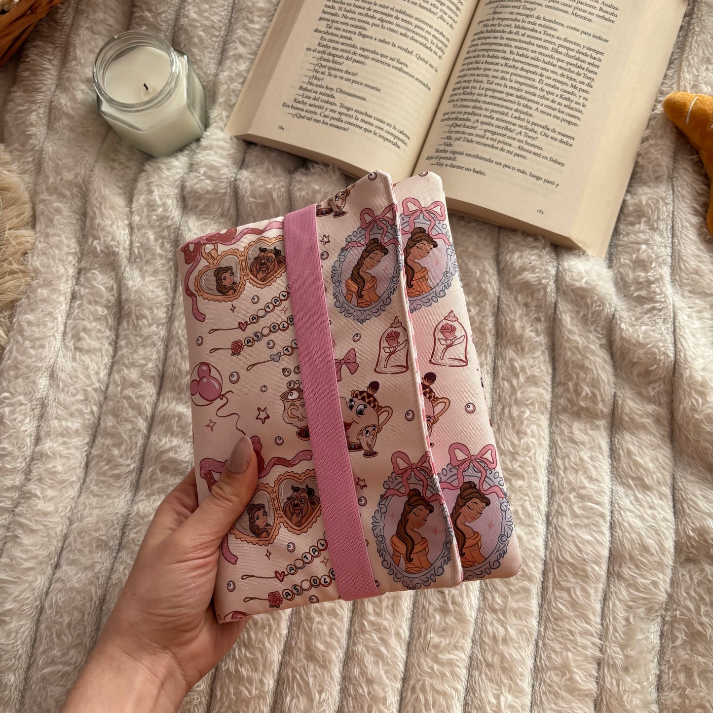 Funda de solapas para ebook Tale as old as time Bella y Bestia