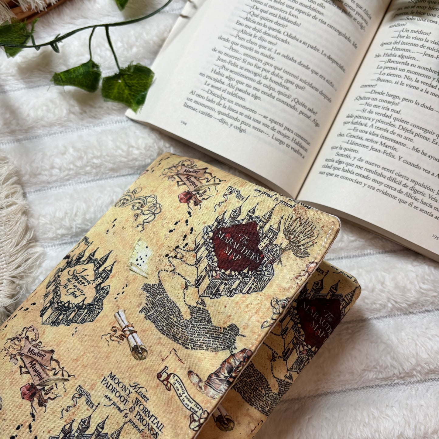 Funda de solapas para ebook mapa merodeador