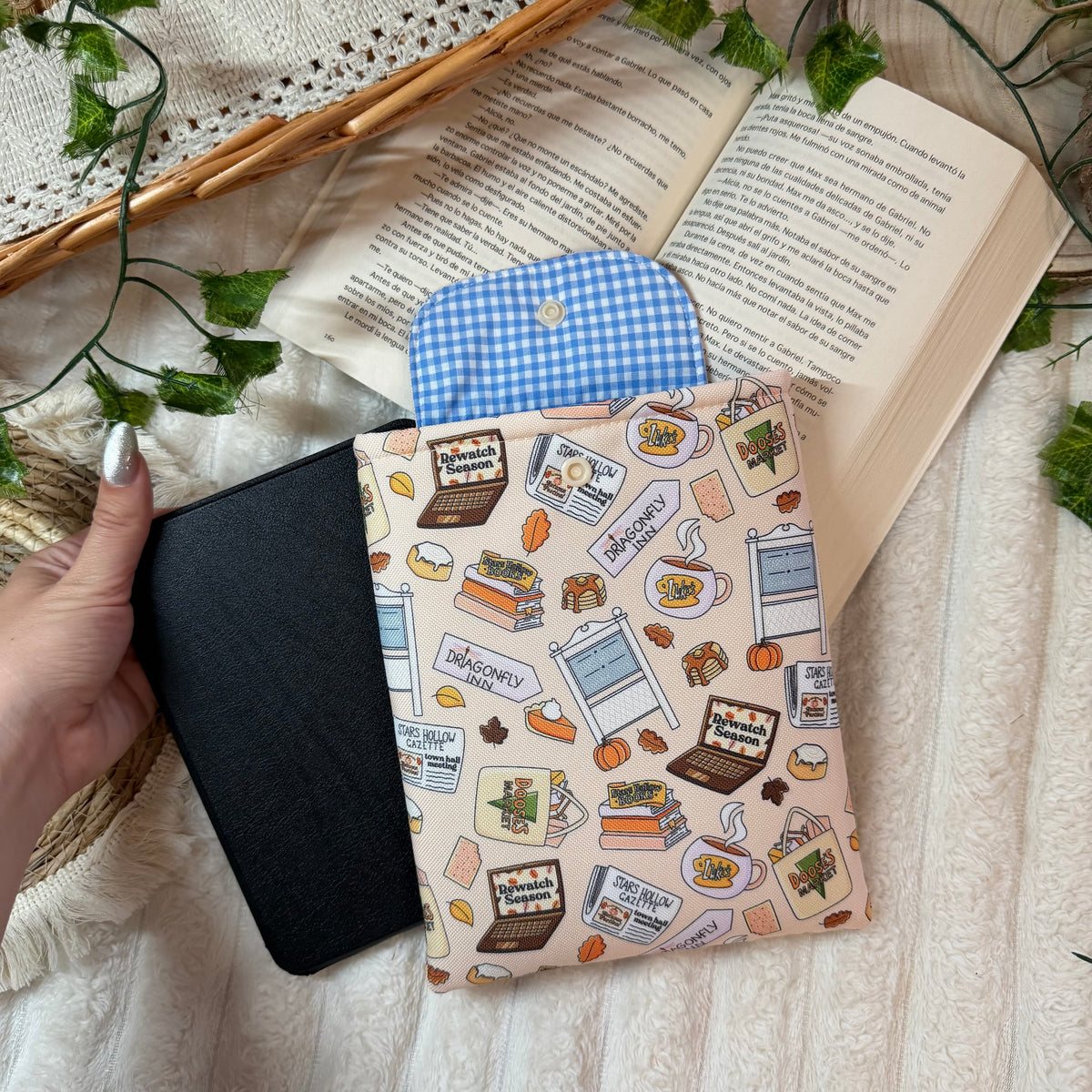 Funda kindle/kobo Gilmore girls rewatch season impermeable